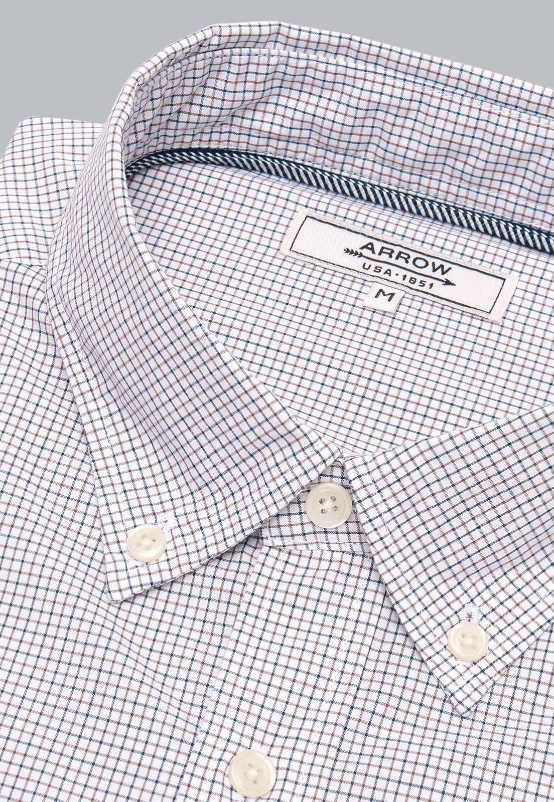 Camisa Cuadros Manga Larga Arrow CM31005CA-4