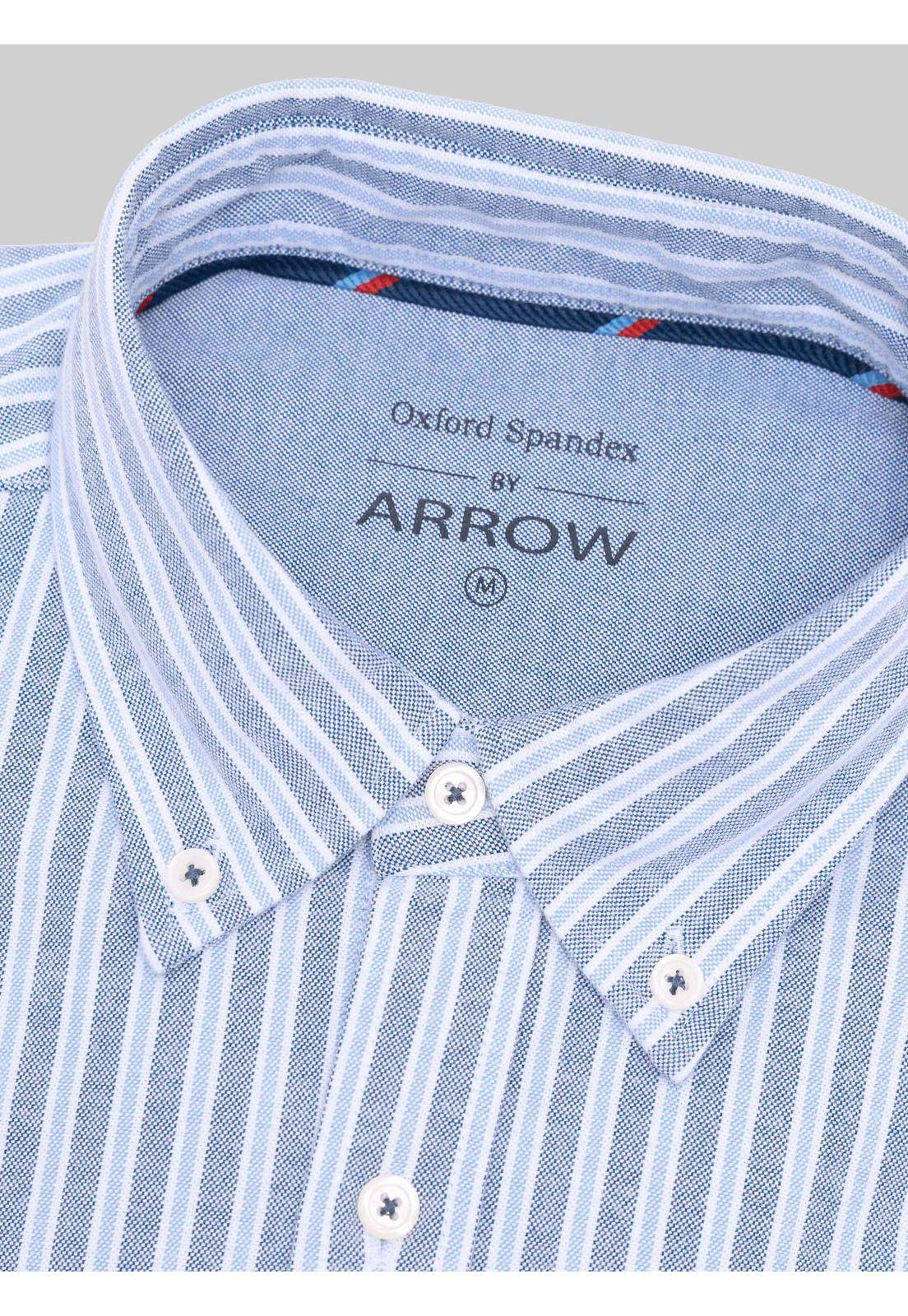 Camisa Oxford Spandex Regular fit Celeste Arrow-4