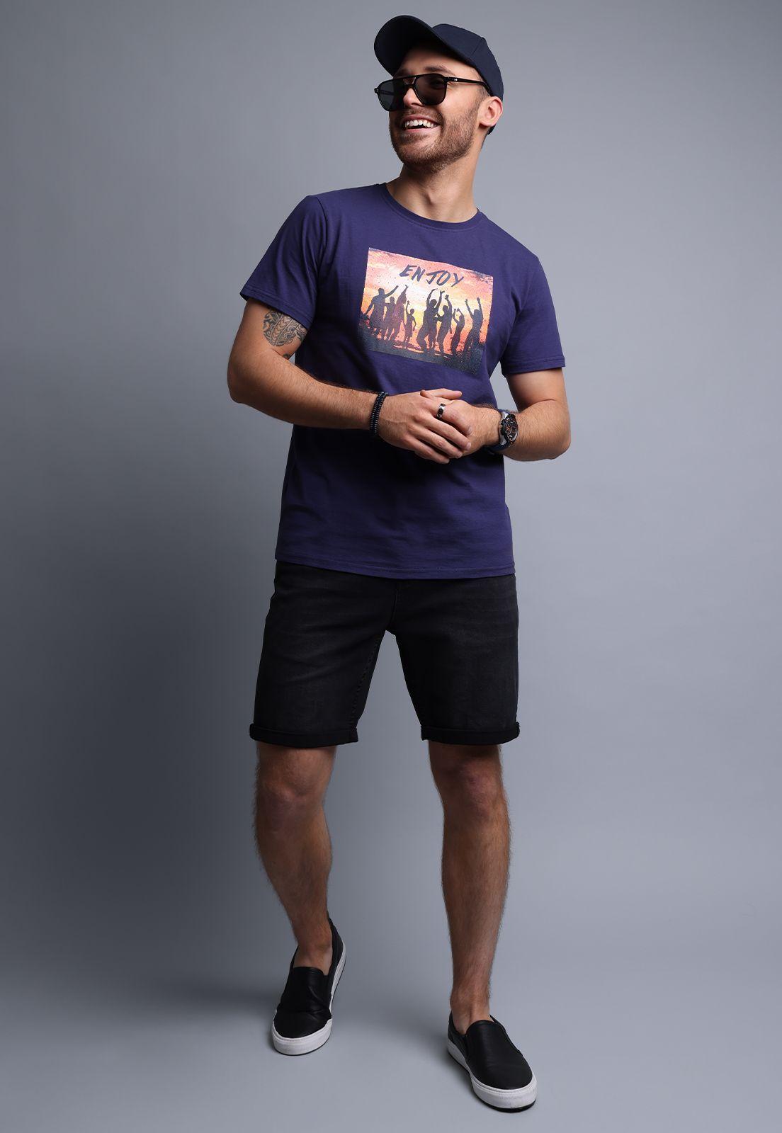 Polera Casual Print Arrow-4