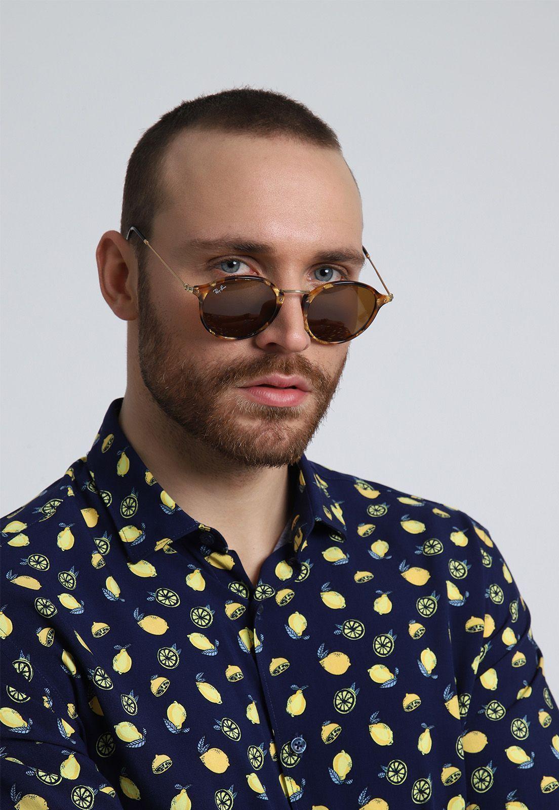Camisa Print Limones Viscosa Arrow-1