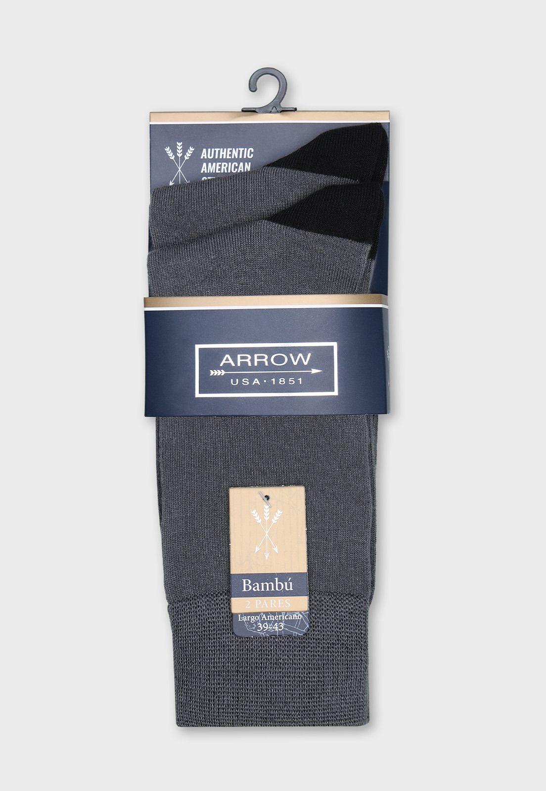Calcetines Pack 2 Unidades Bambú Arrow CP22520GR-3