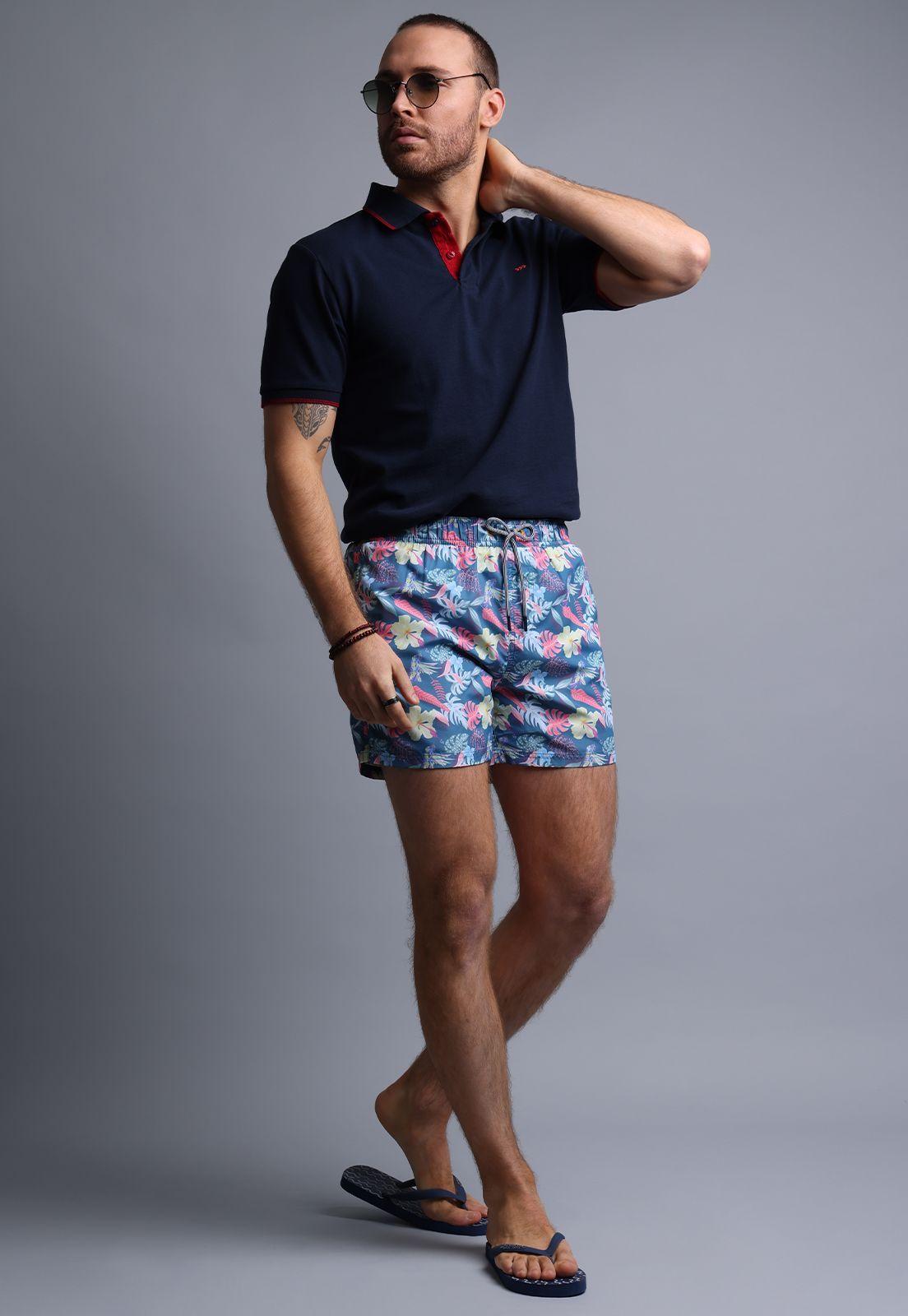 Short De Baño Estampado Arrow-3