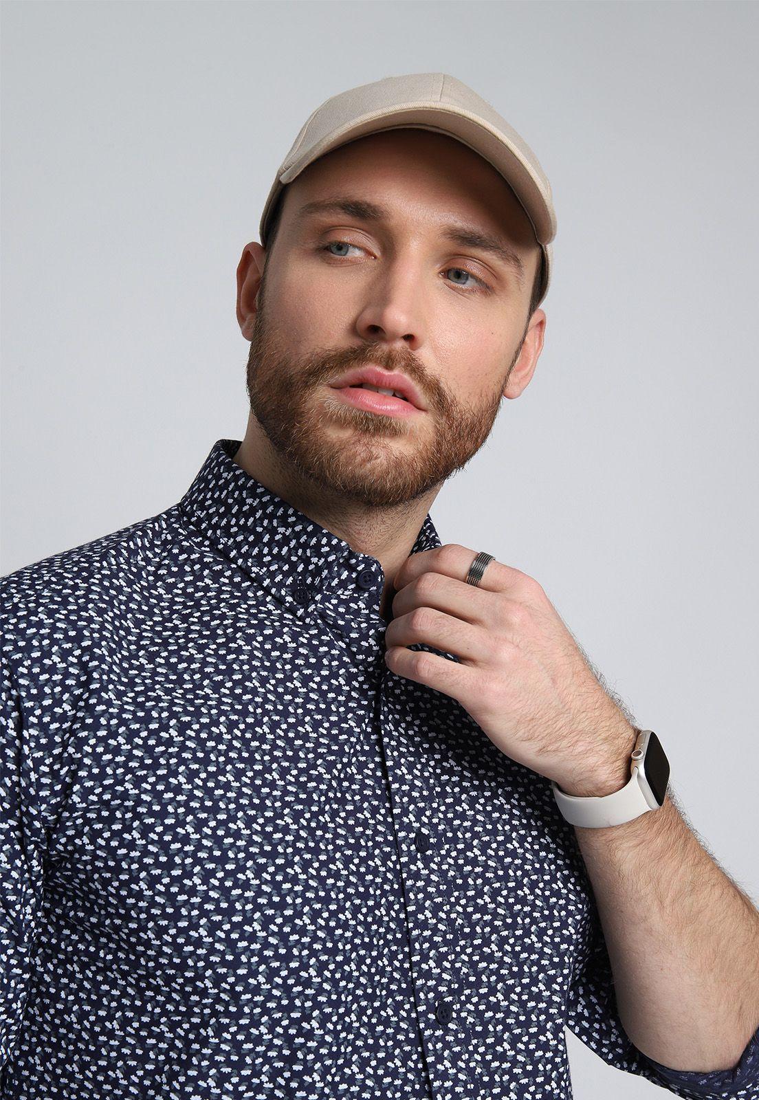 Camisa Mini Print Tailored Arrow-1