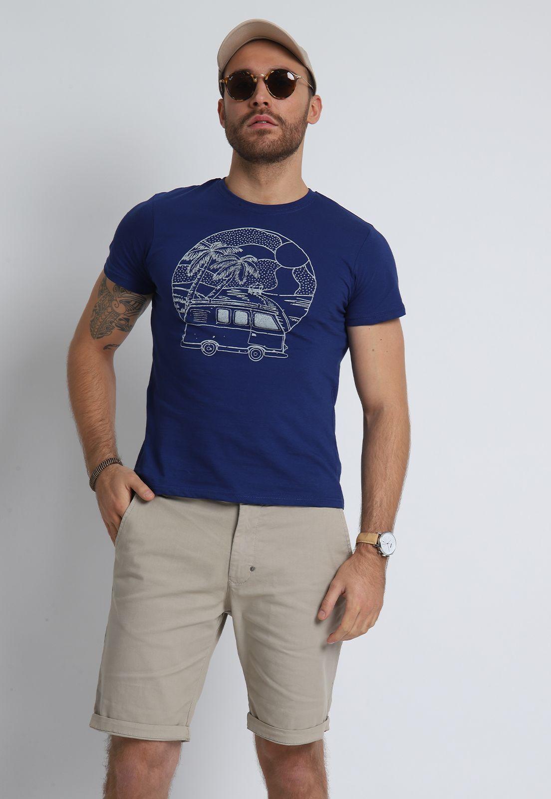 Polera Manga Corta Slim Fit Estampada Arrow-2