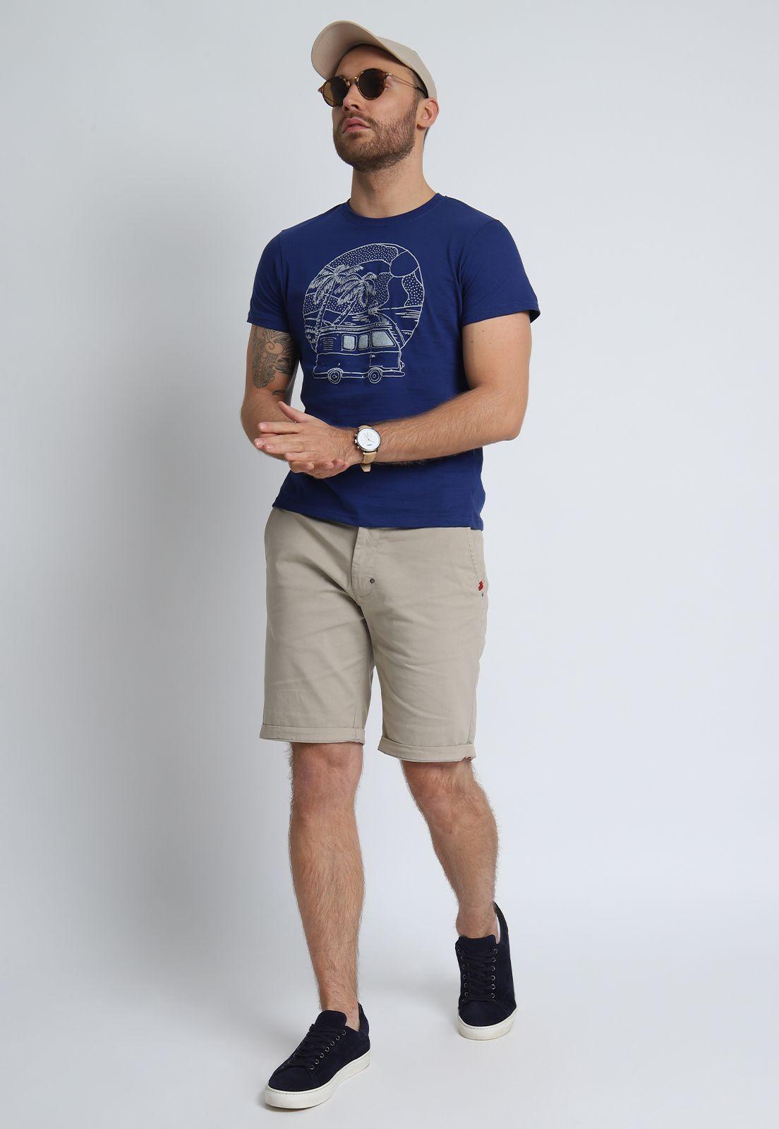 Polera Manga Corta Slim Fit Estampada Arrow-4