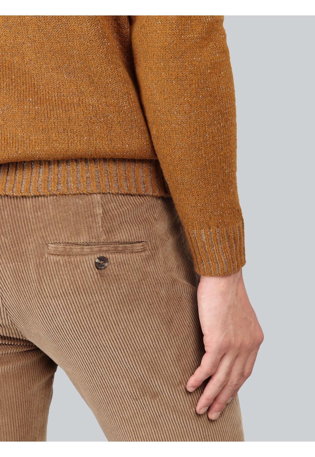 Sweater Cuello Alto Regular Fit Camel Arrow-2