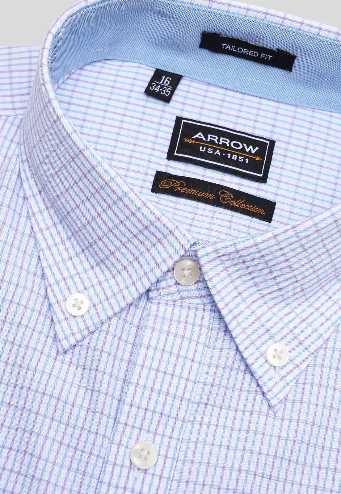 Camisa Formal Cuadros Arrow-1