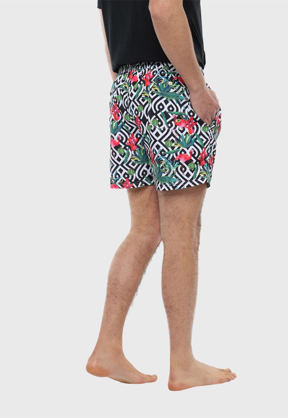 Short De Baño Print Flamencos Arrow-3