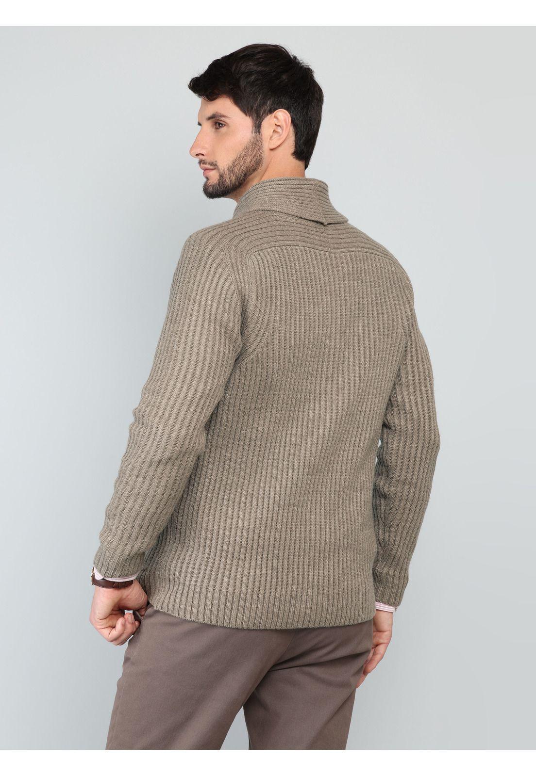 Cárdigan Texturado Regular Fit Beige Arrow-1