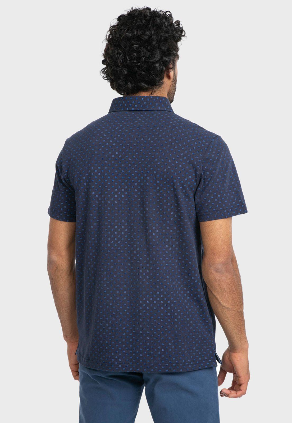Polera Piqué Print Flores Arrow-1