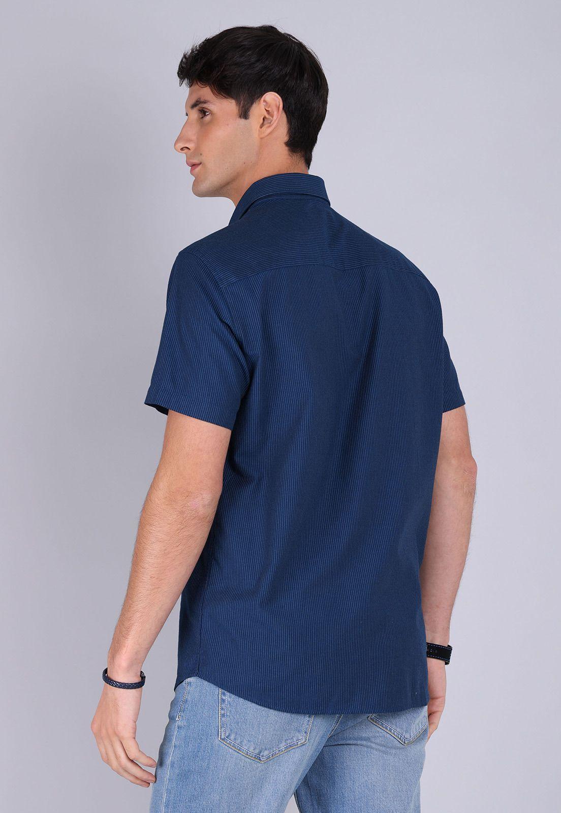 Camisa Rayas Manga Corta Arrow CM3037SAZ-1