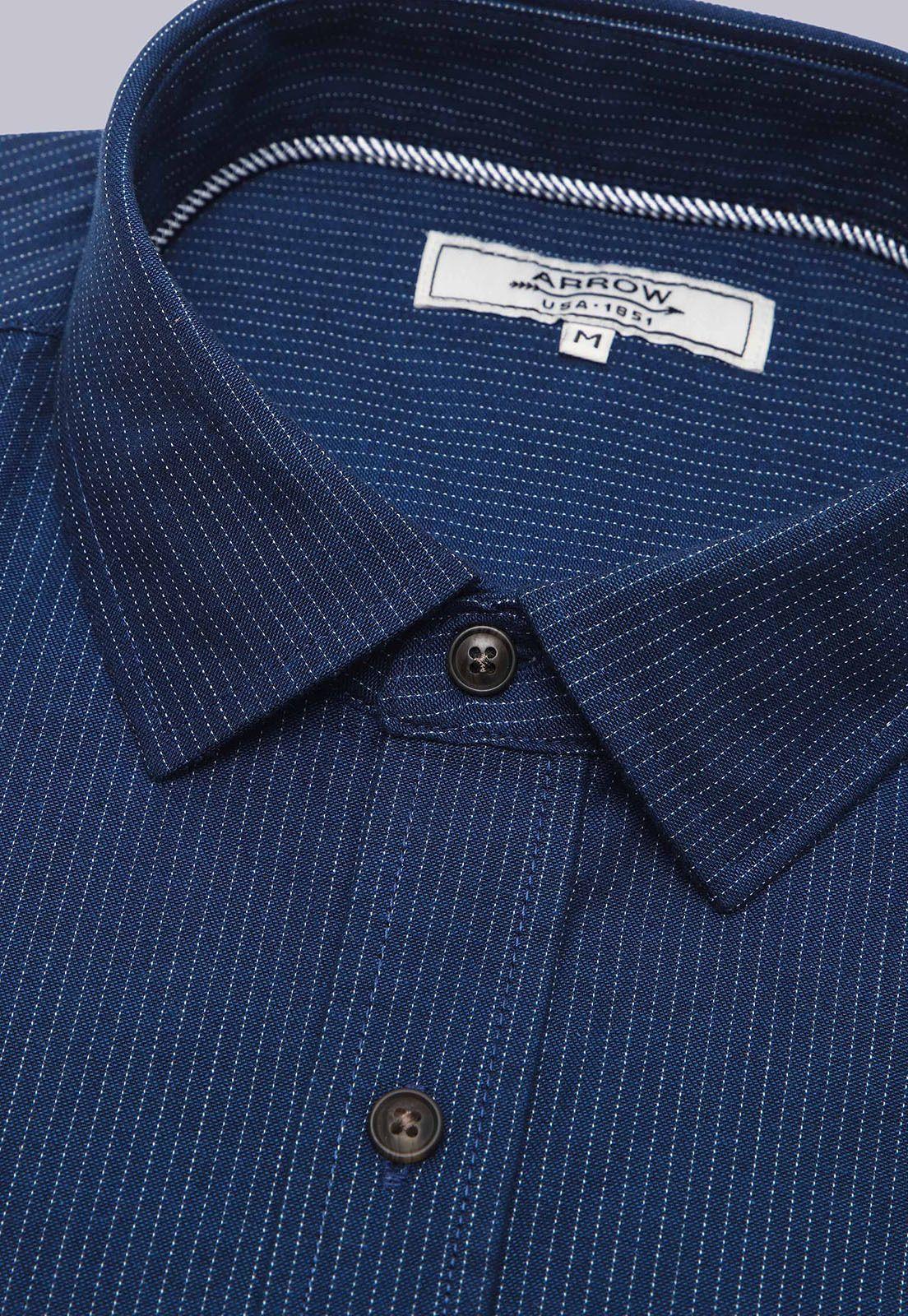 Camisa Rayas Manga Corta Arrow CM3037SAZ-4