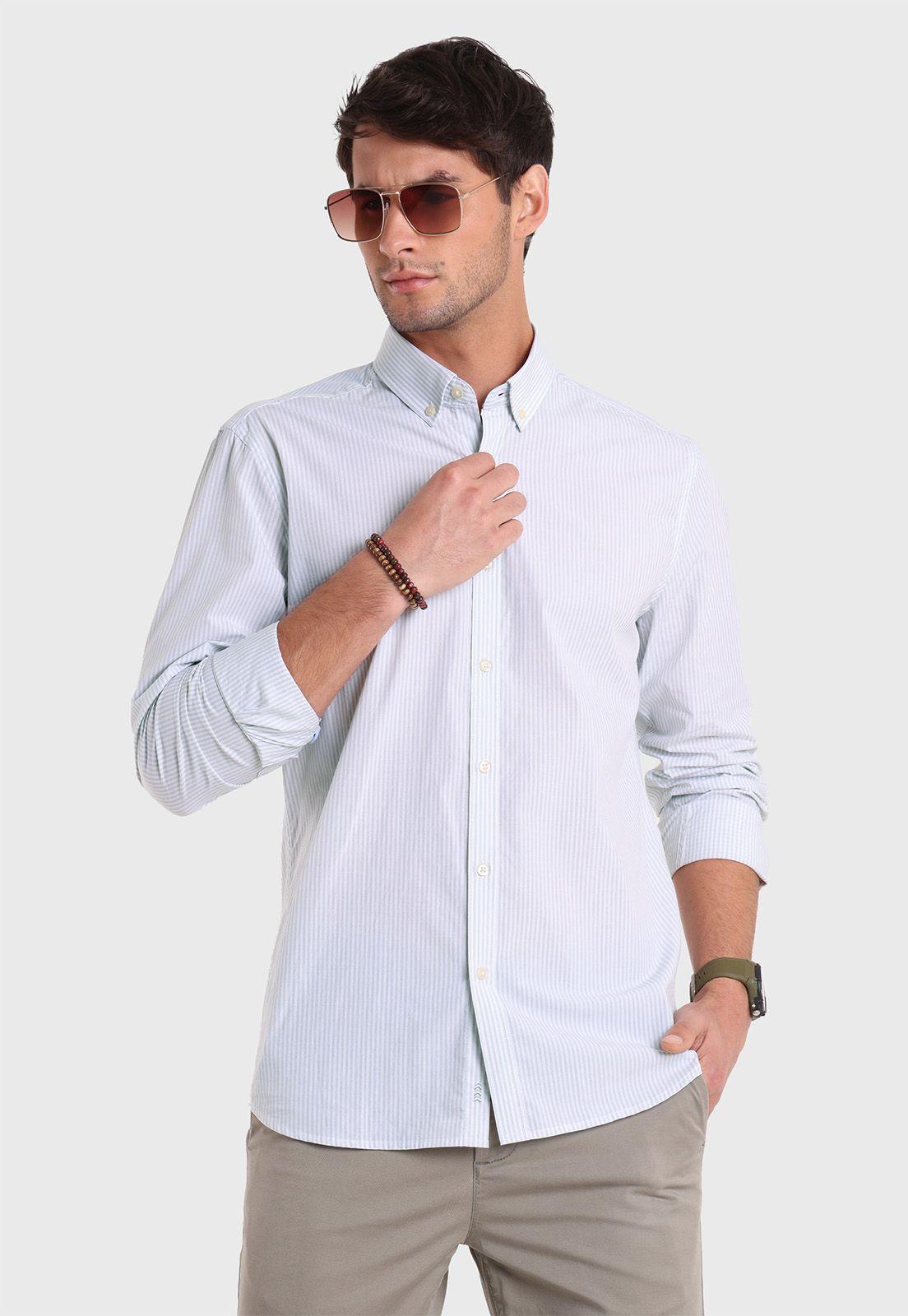 Camisa Rayas Manga Larga Arrow-0