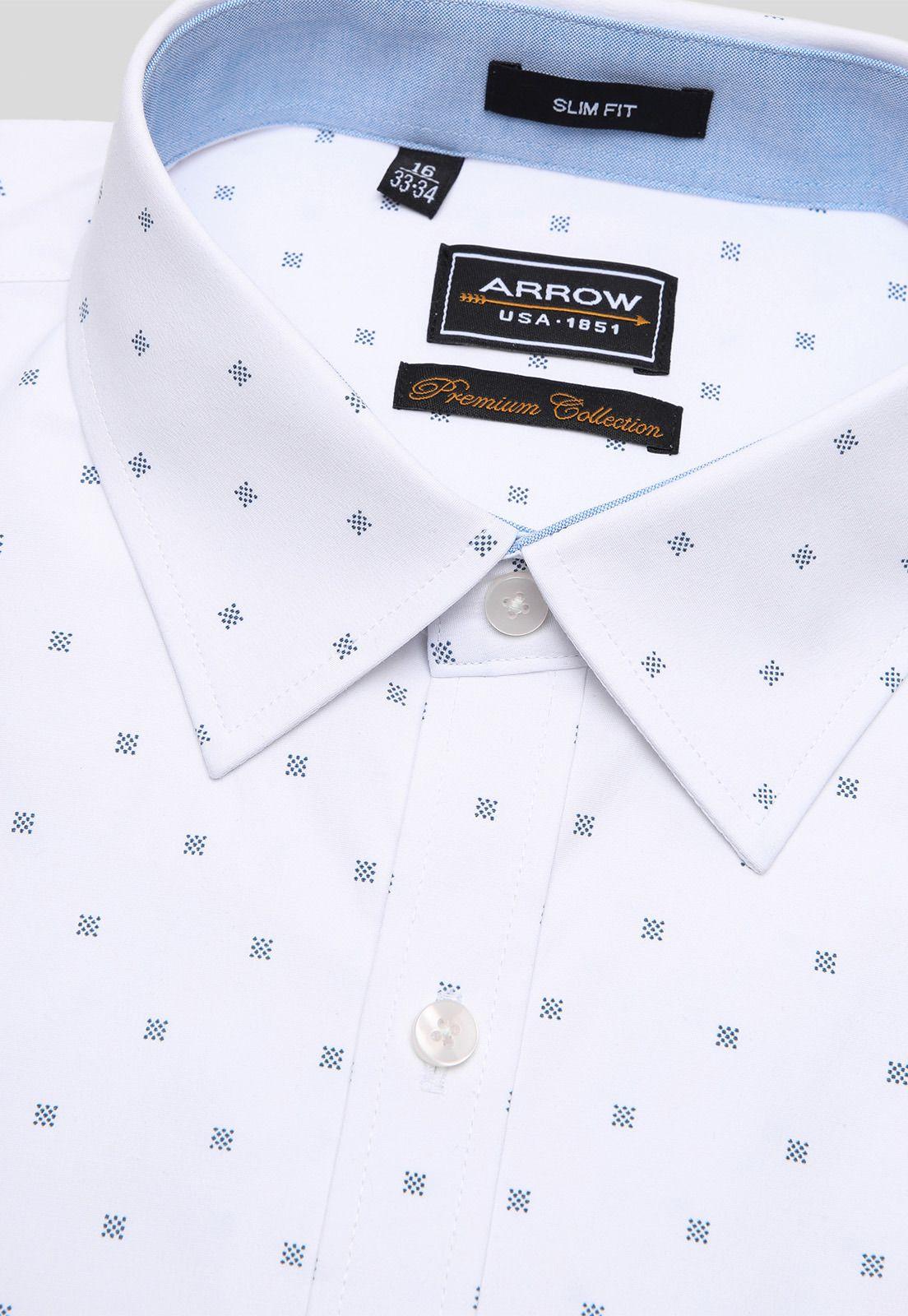 Camisa Formal Spandex Print Arrow-1