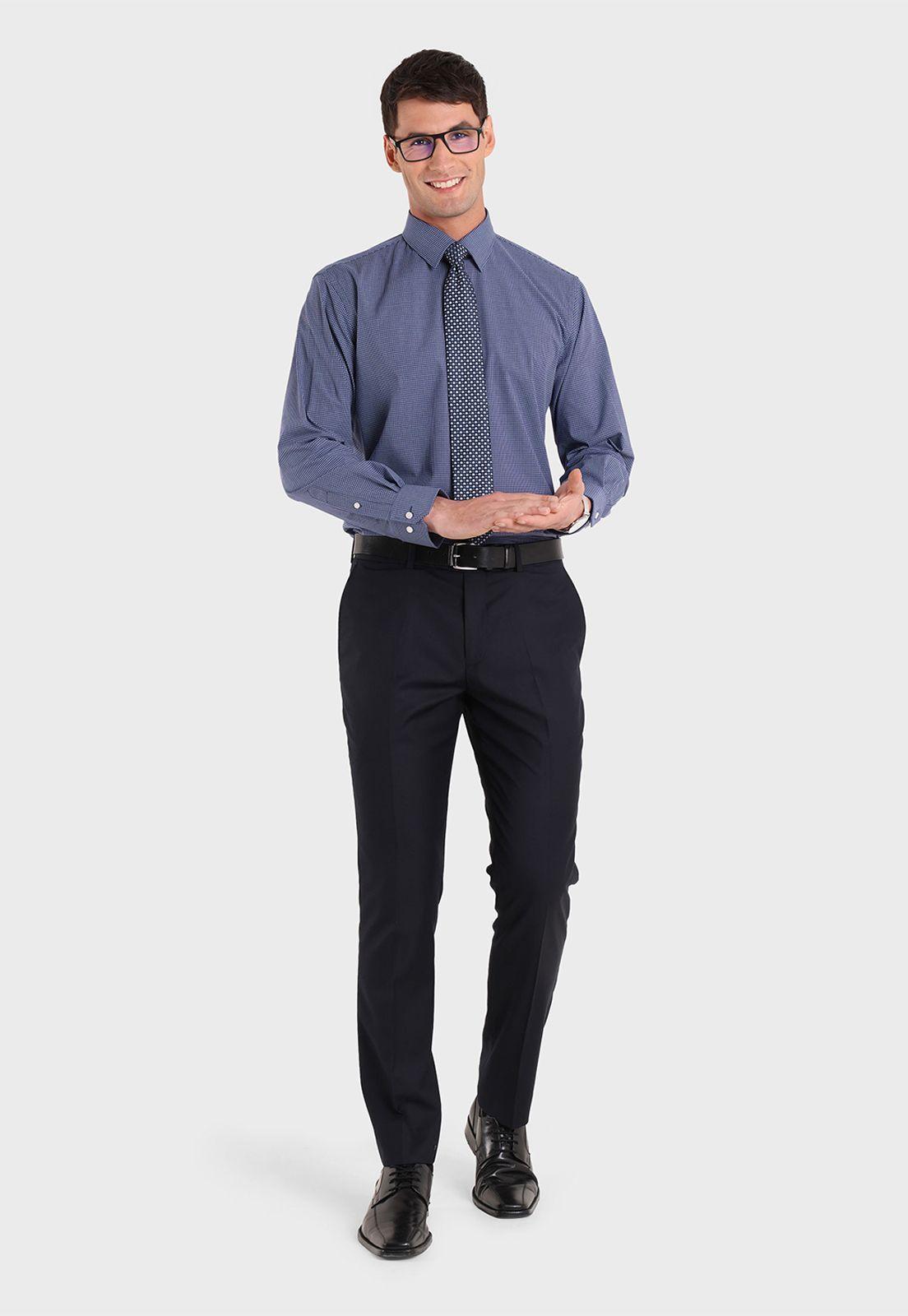 Camisa Formal Spandex Cuadritos Arrow-4