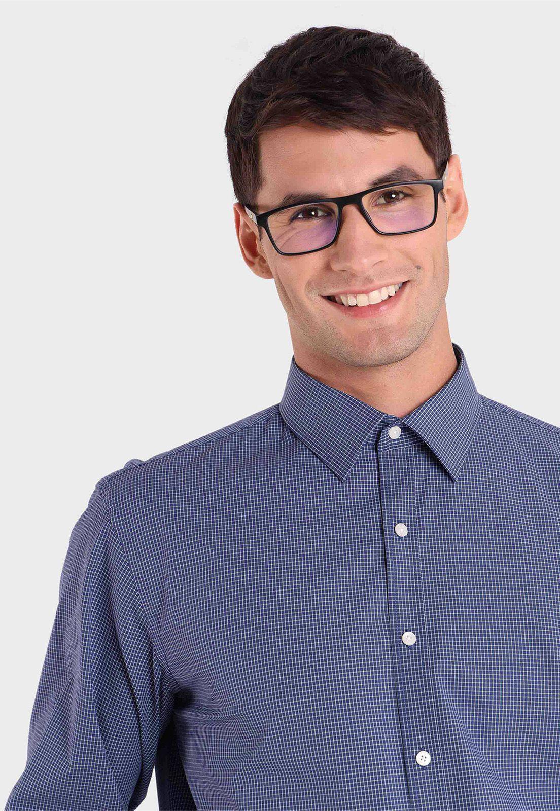 Camisa Formal Spandex Cuadritos Arrow-3