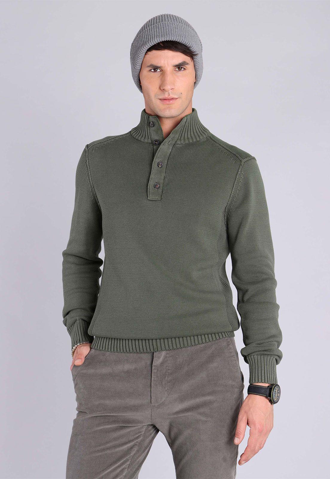 Sweater Half Button Arrow SW2711WVE-0