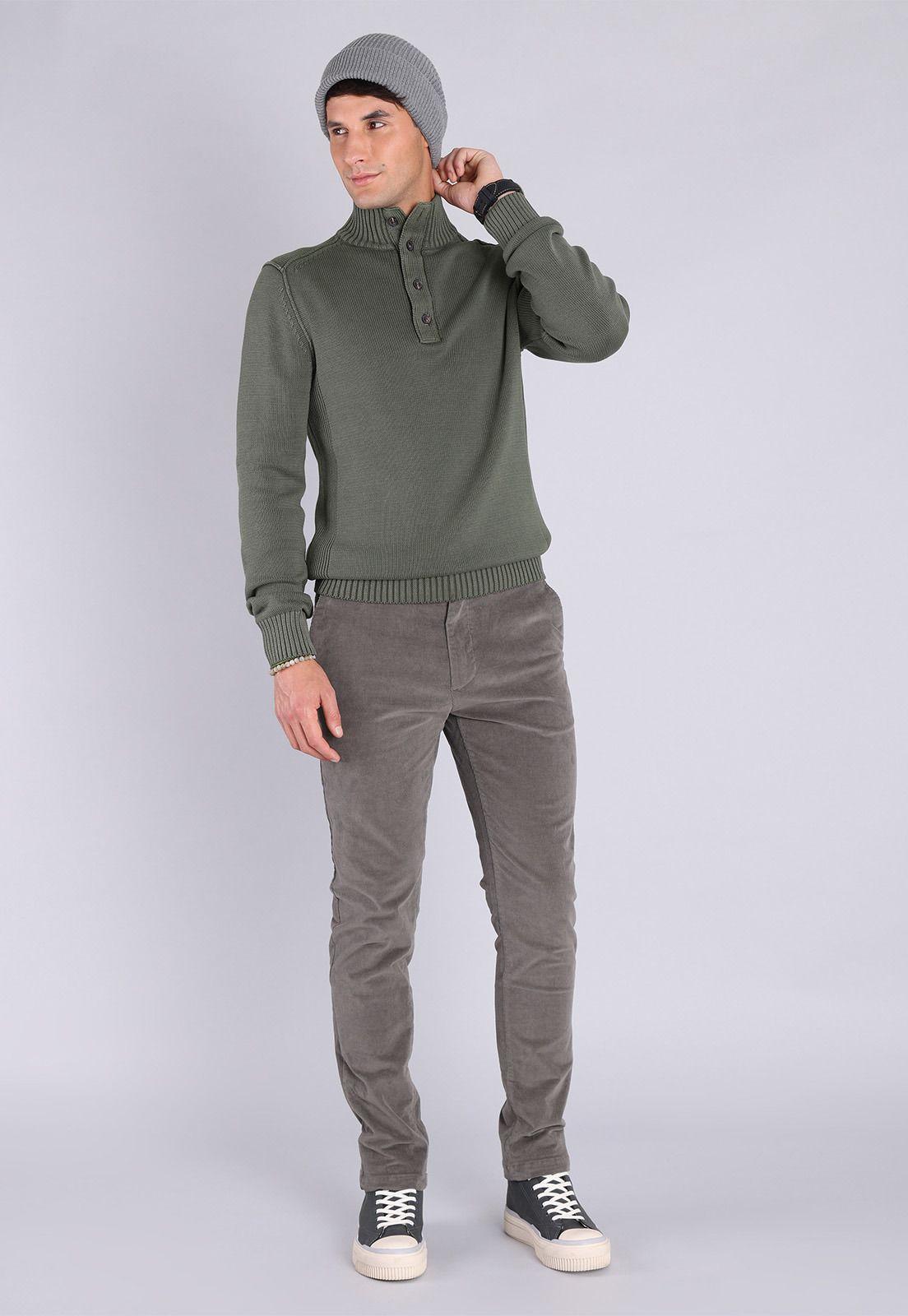 Sweater Half Button Arrow SW2711WVE-3