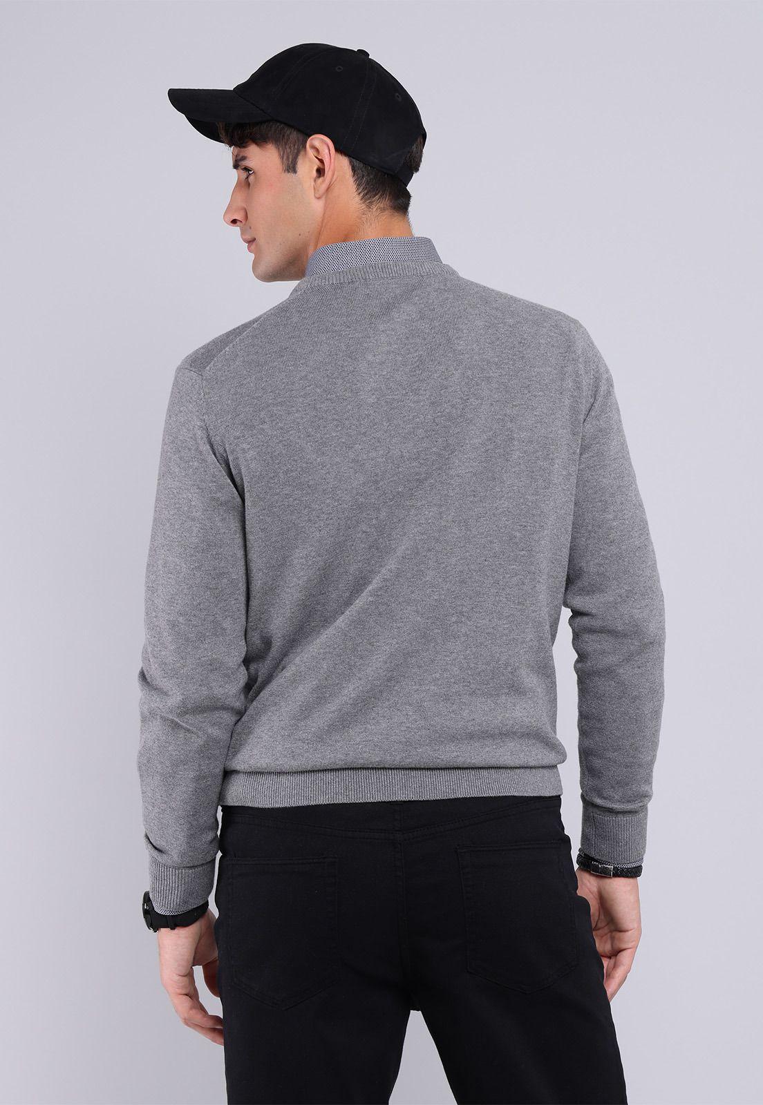 Sweater Cuello V Arrow SW2701WGR-1