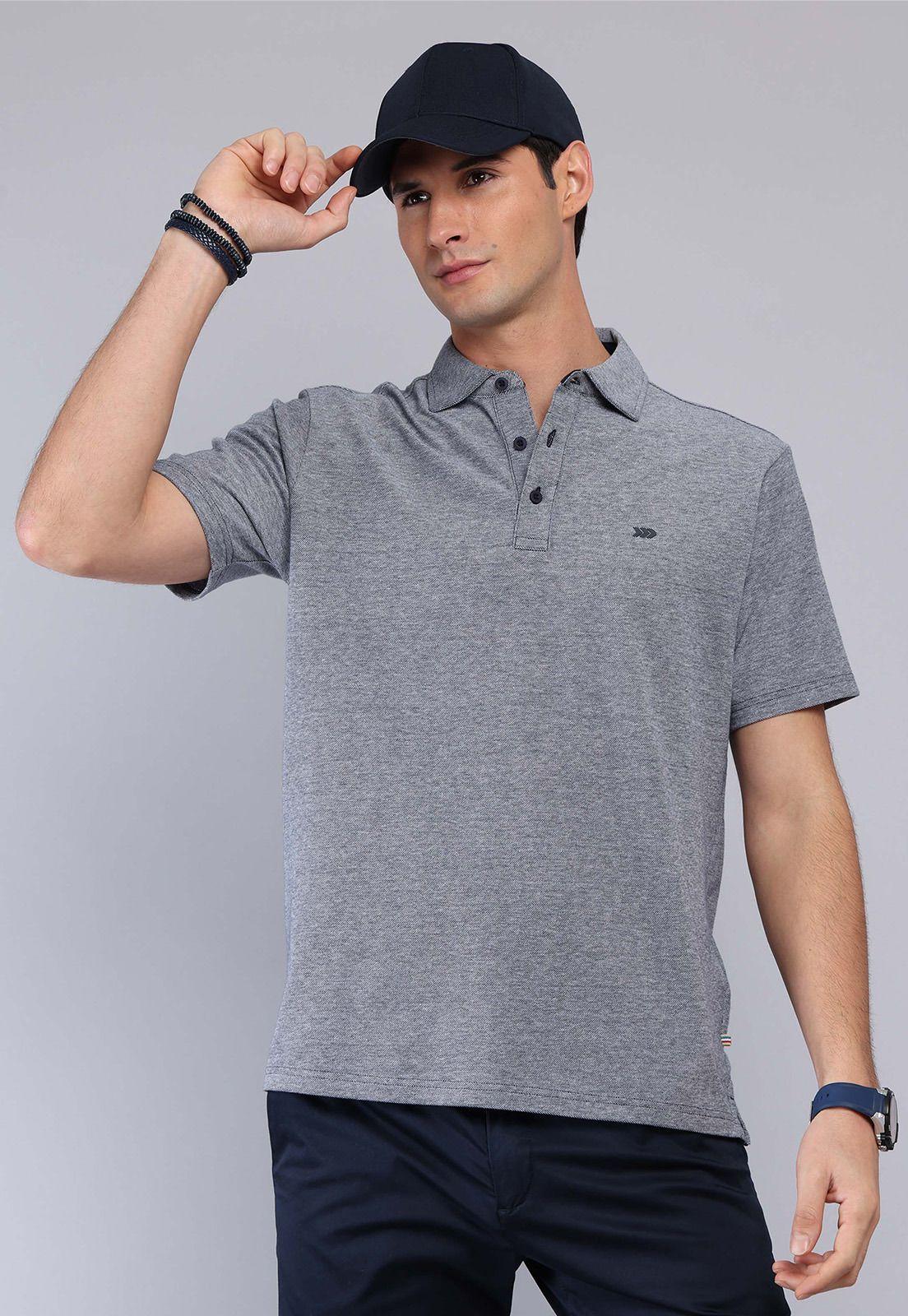 Polera Melange Manga Corta Arrow PO32026NB-0