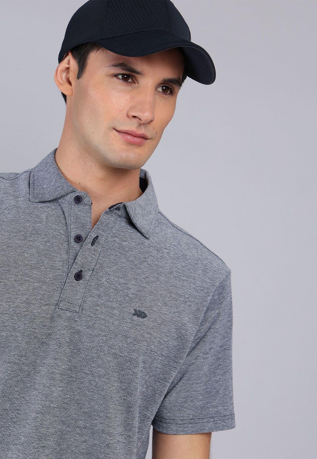 Polera Melange Manga Corta Arrow PO32026NB-2