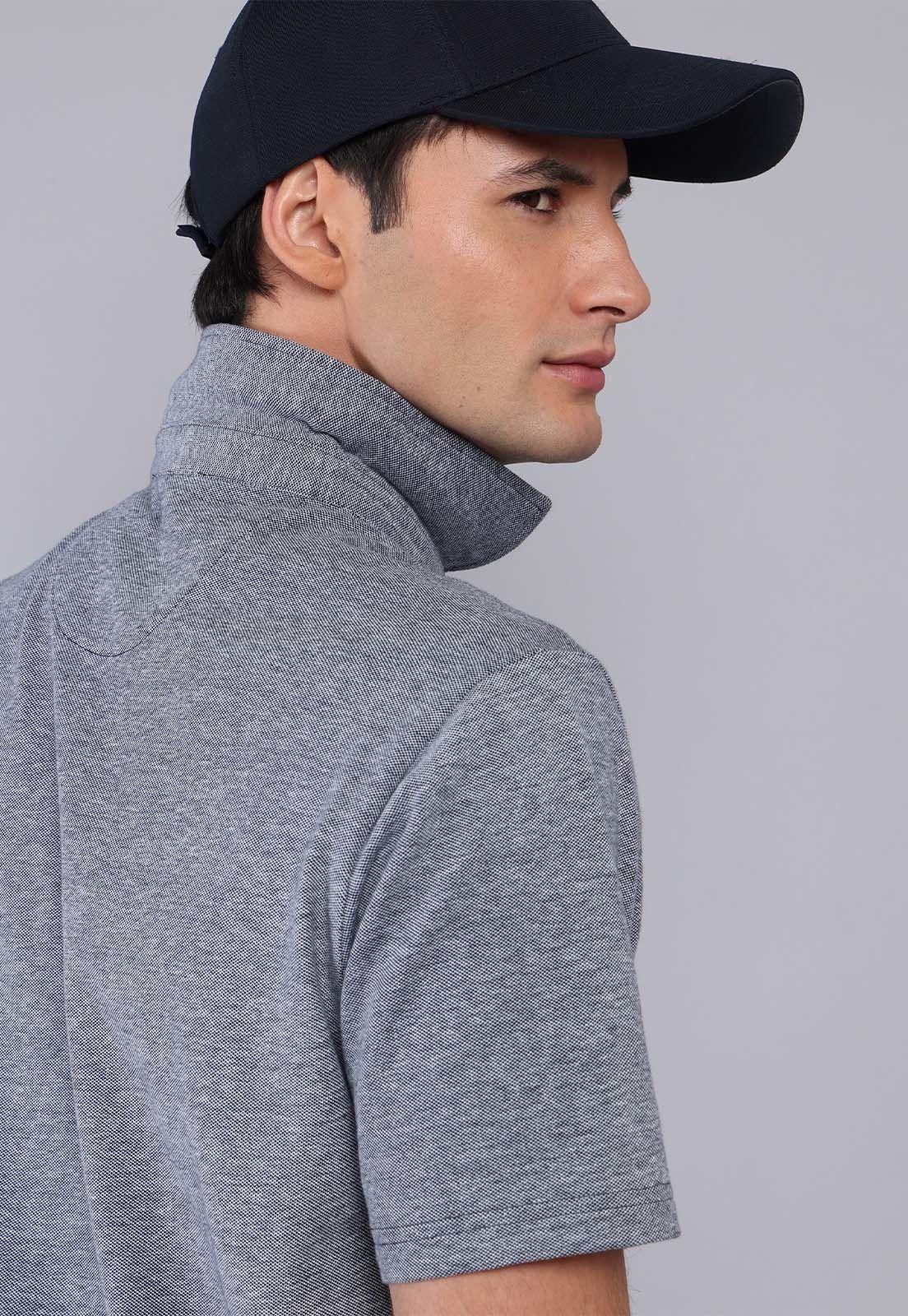 Polera Melange Manga Corta Arrow PO32026NB-4