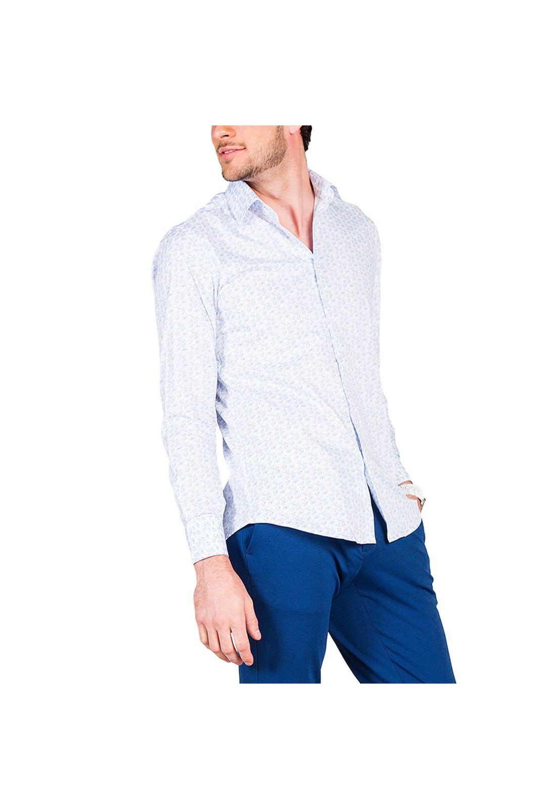 Camisa Diseño Print Flores Premim Collection-0