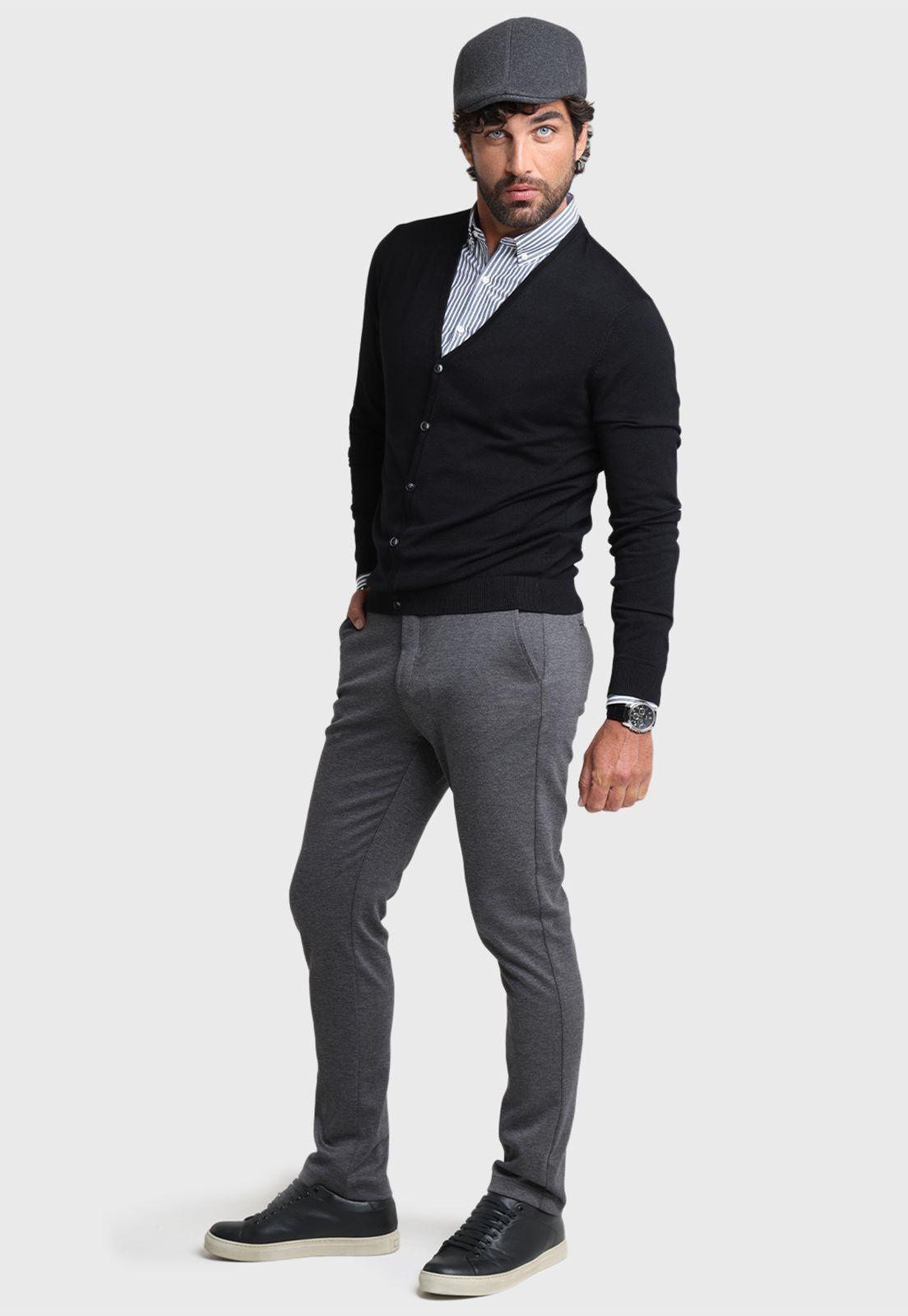 Cárdigan Básico Manga Larga Arrow-4