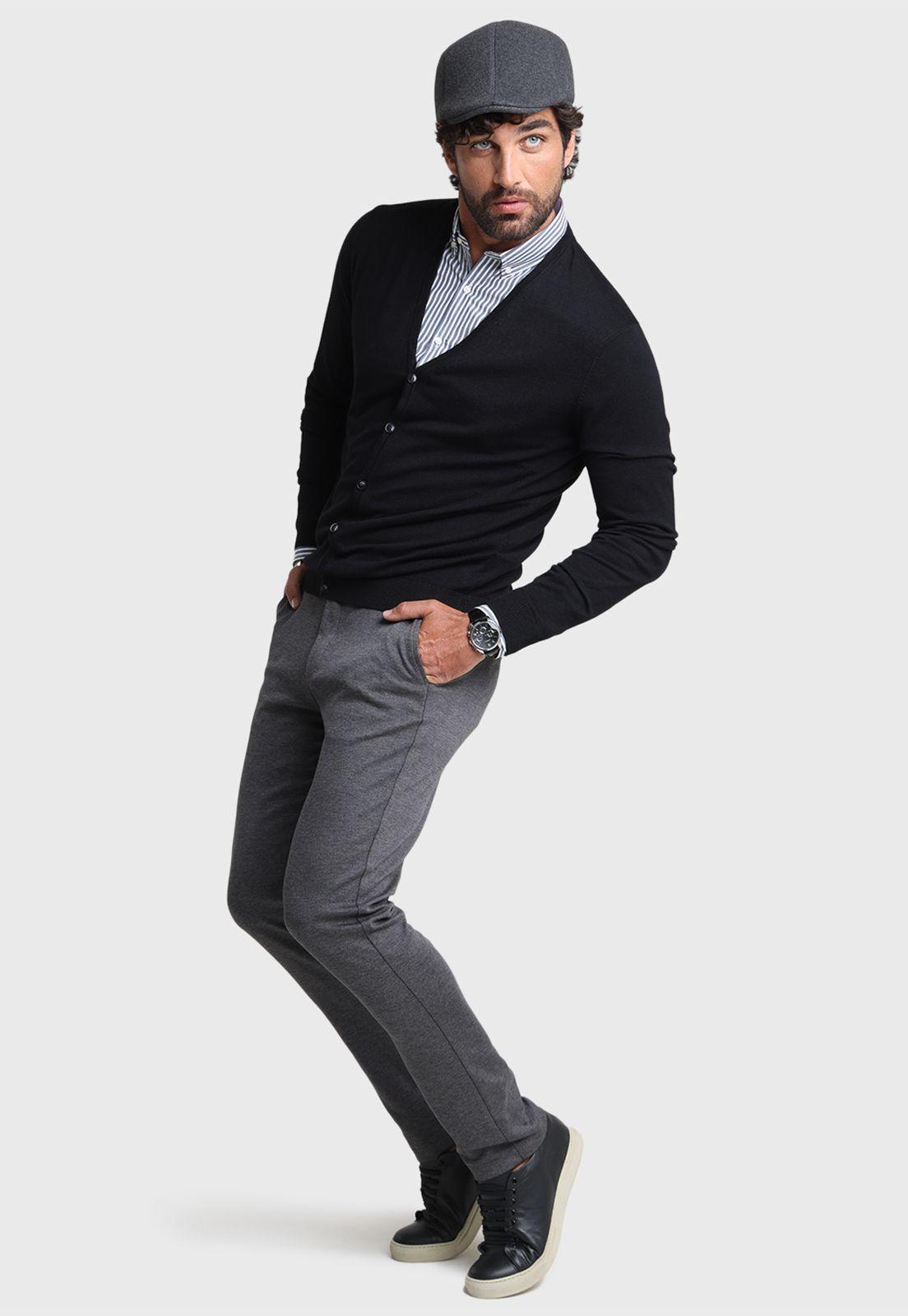 Cárdigan Básico Manga Larga Arrow-3