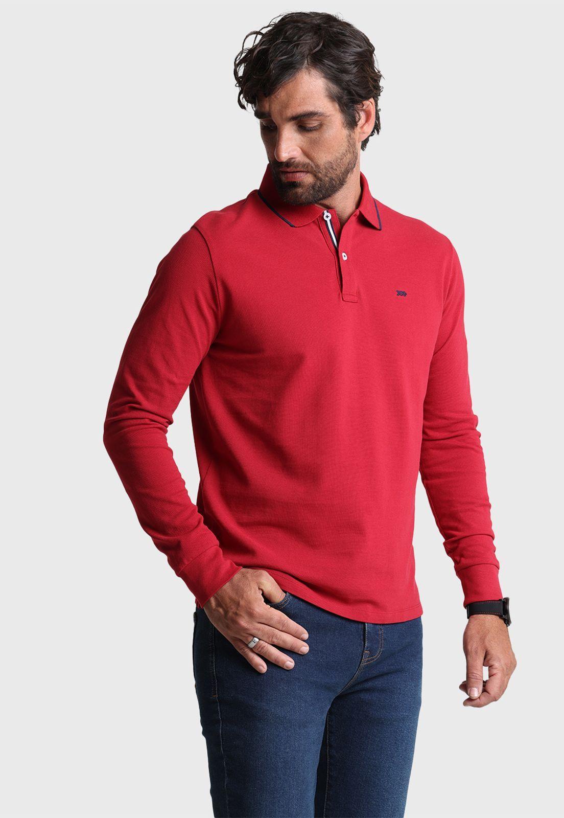 Polera Piqué Manga Larga Arrow-0