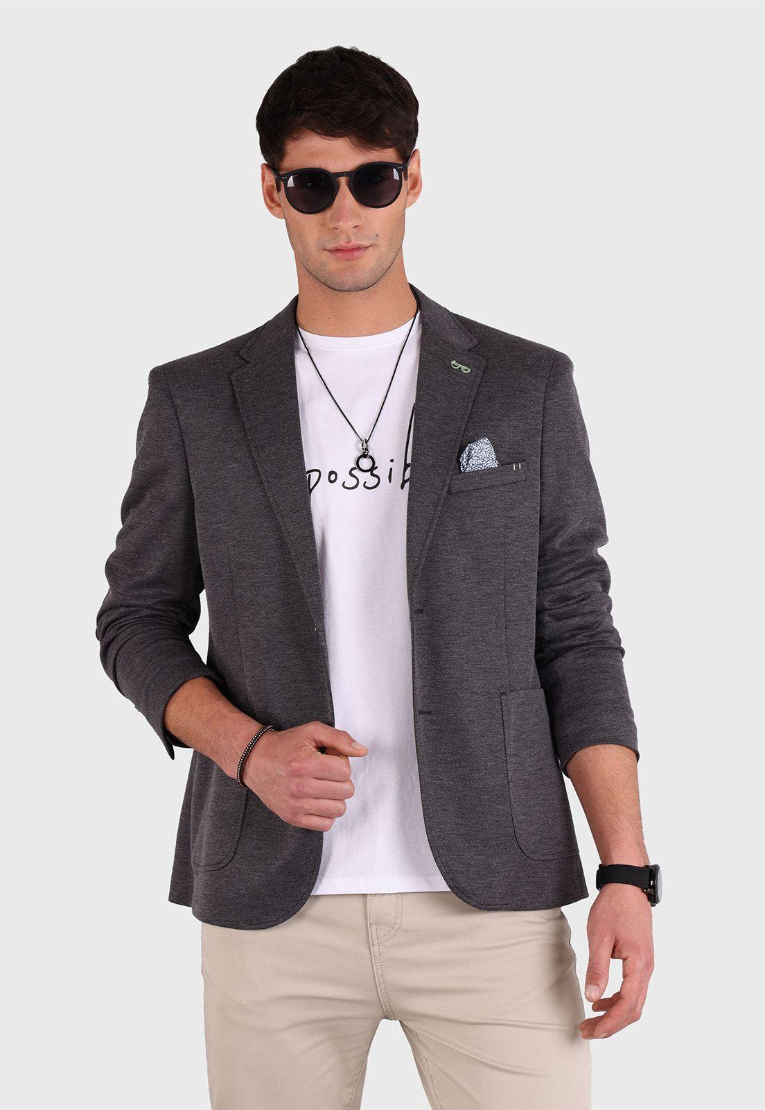 Blazer Casual Knit Arrow-0