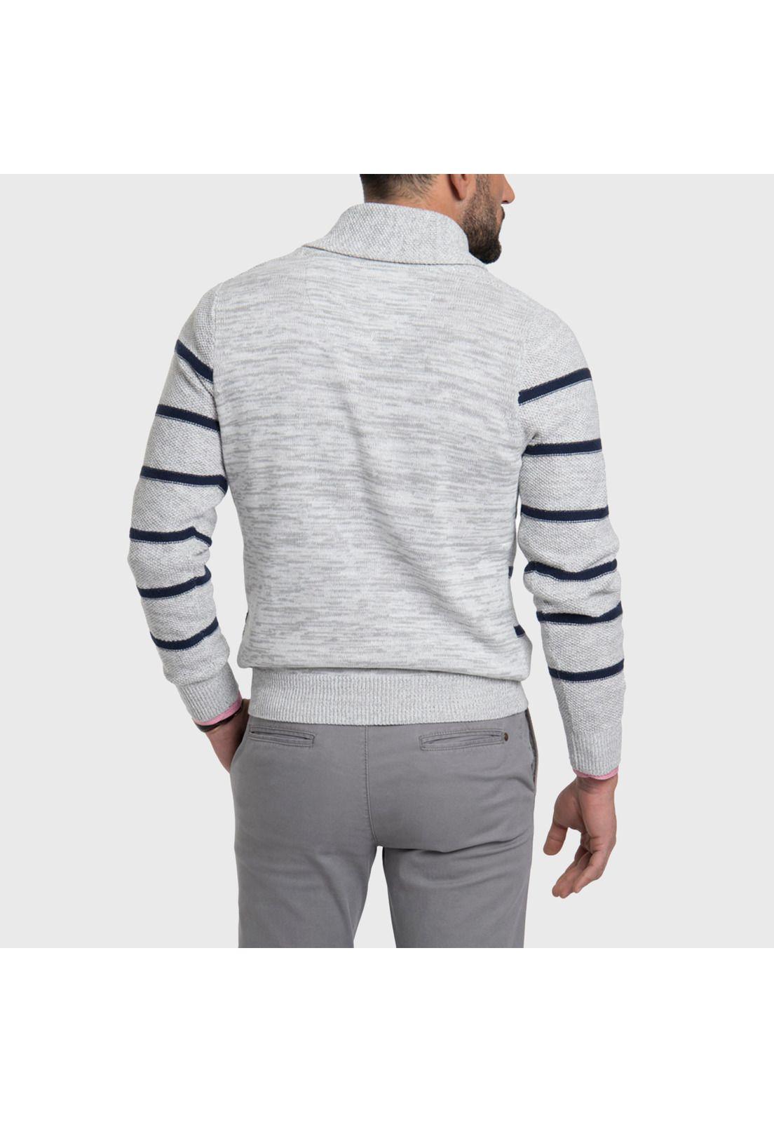 Sweater Arrow Manga Larga Smoking Jaspeado-1