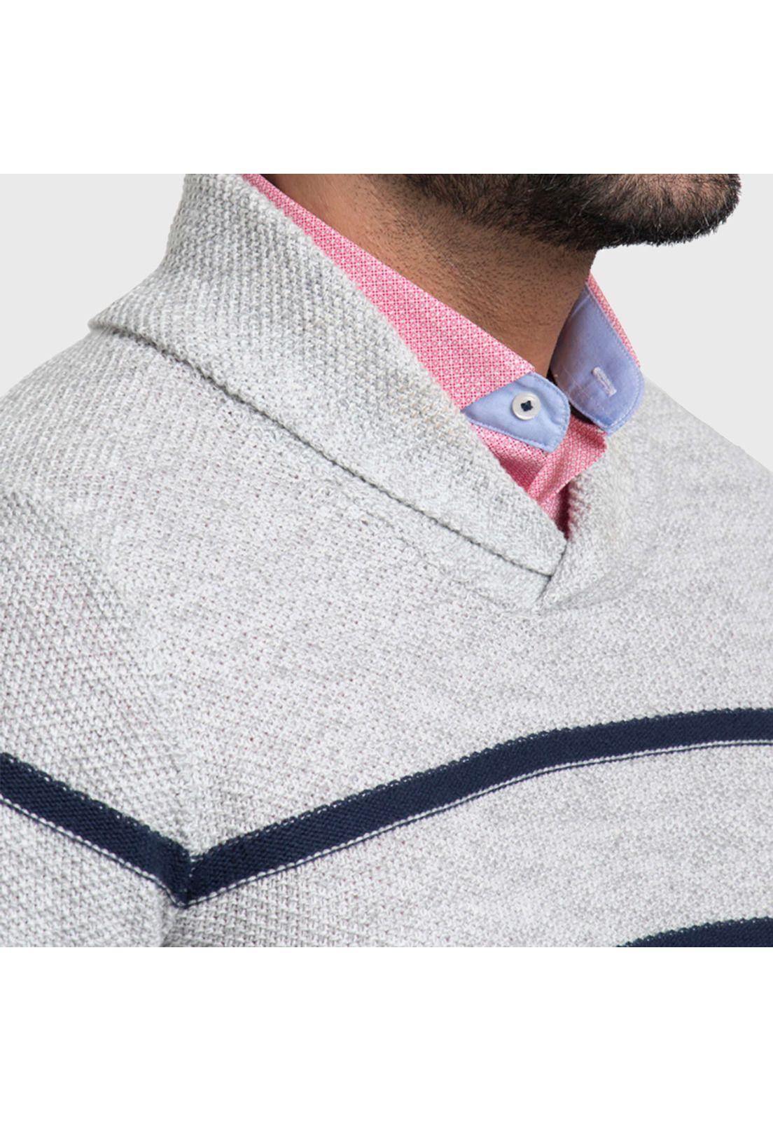 Sweater Arrow Manga Larga Smoking Jaspeado-2