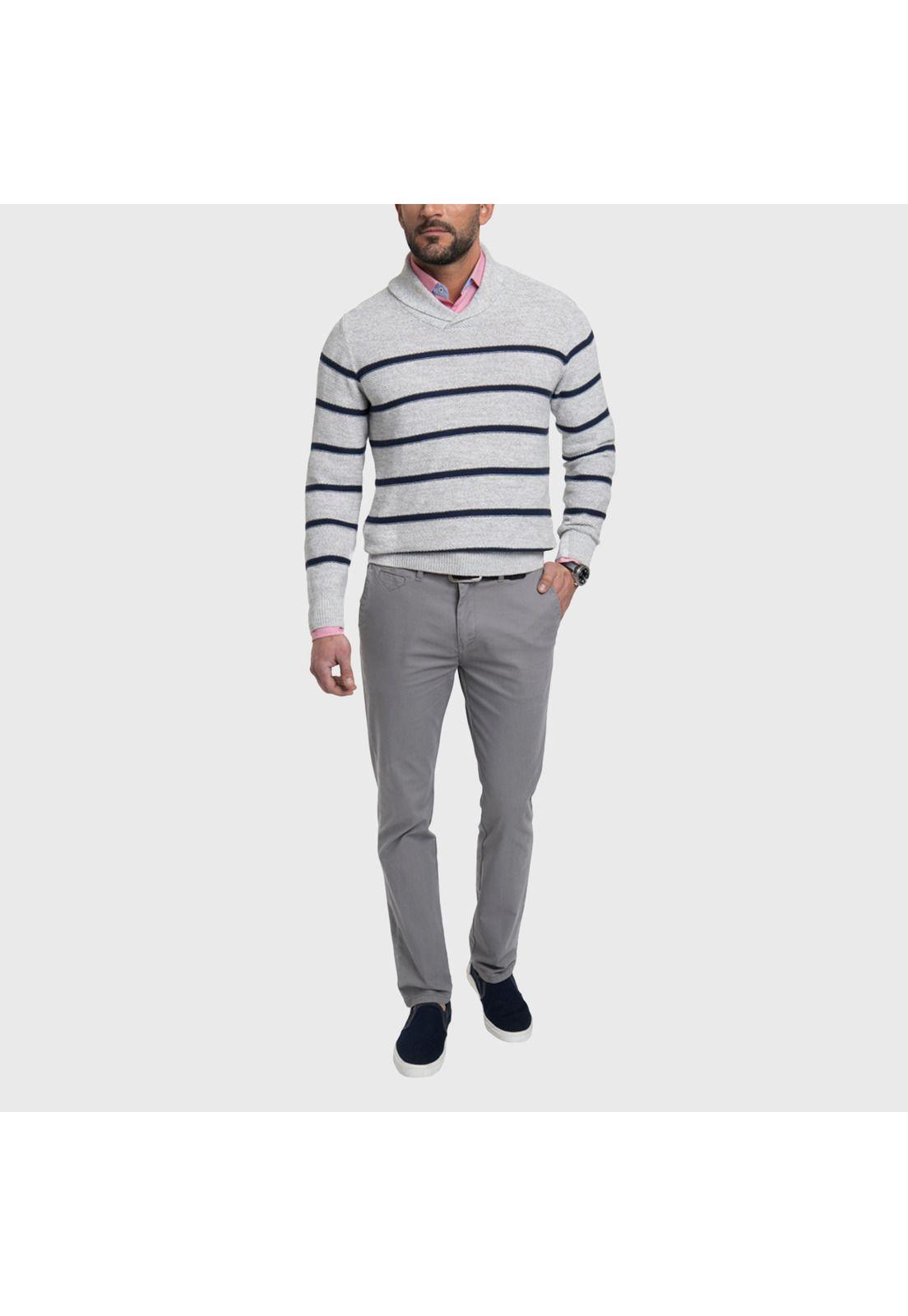 Sweater Arrow Manga Larga Smoking Jaspeado-3