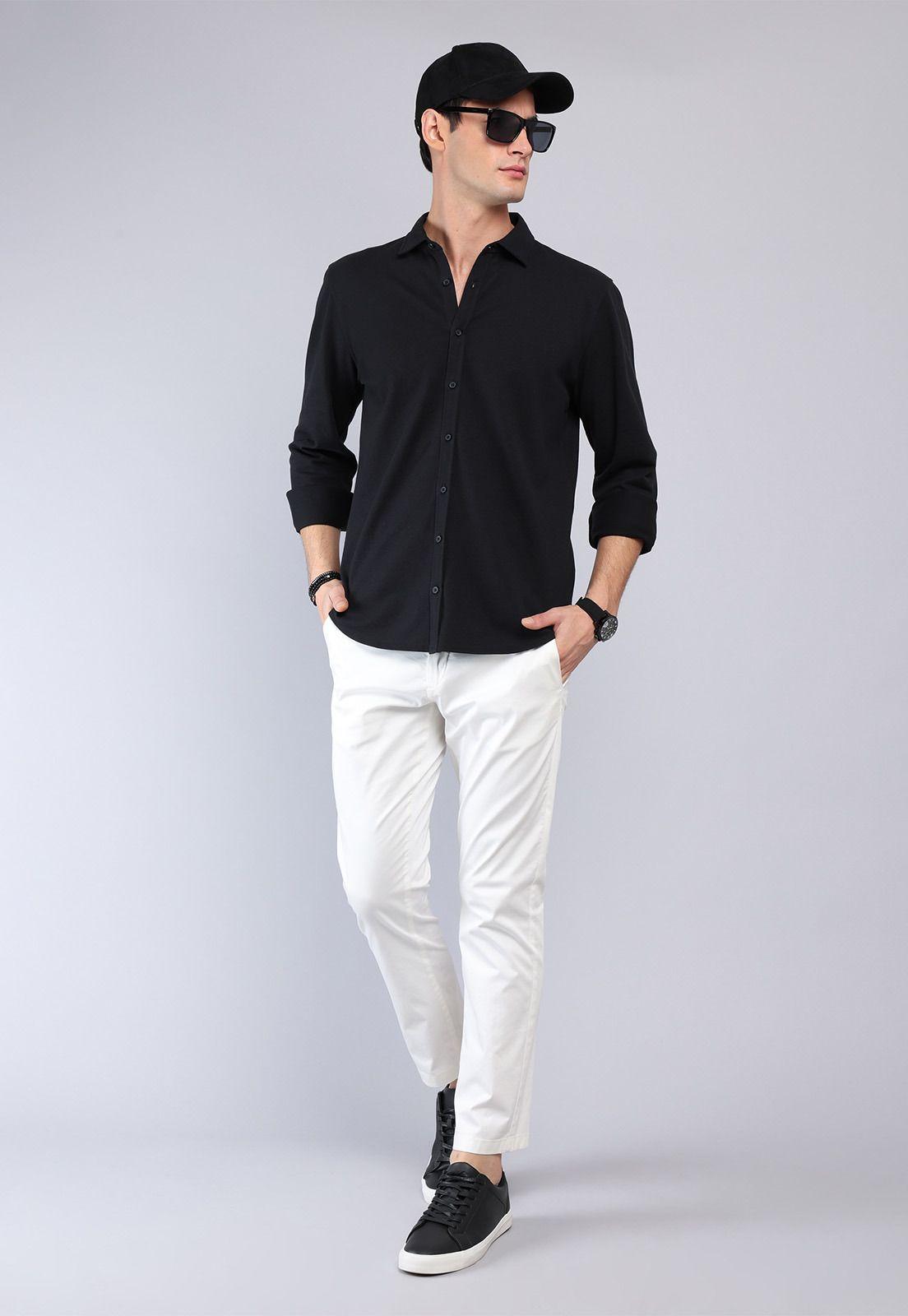 Camisa Lisa Spandex Arrow CM32057NE-4