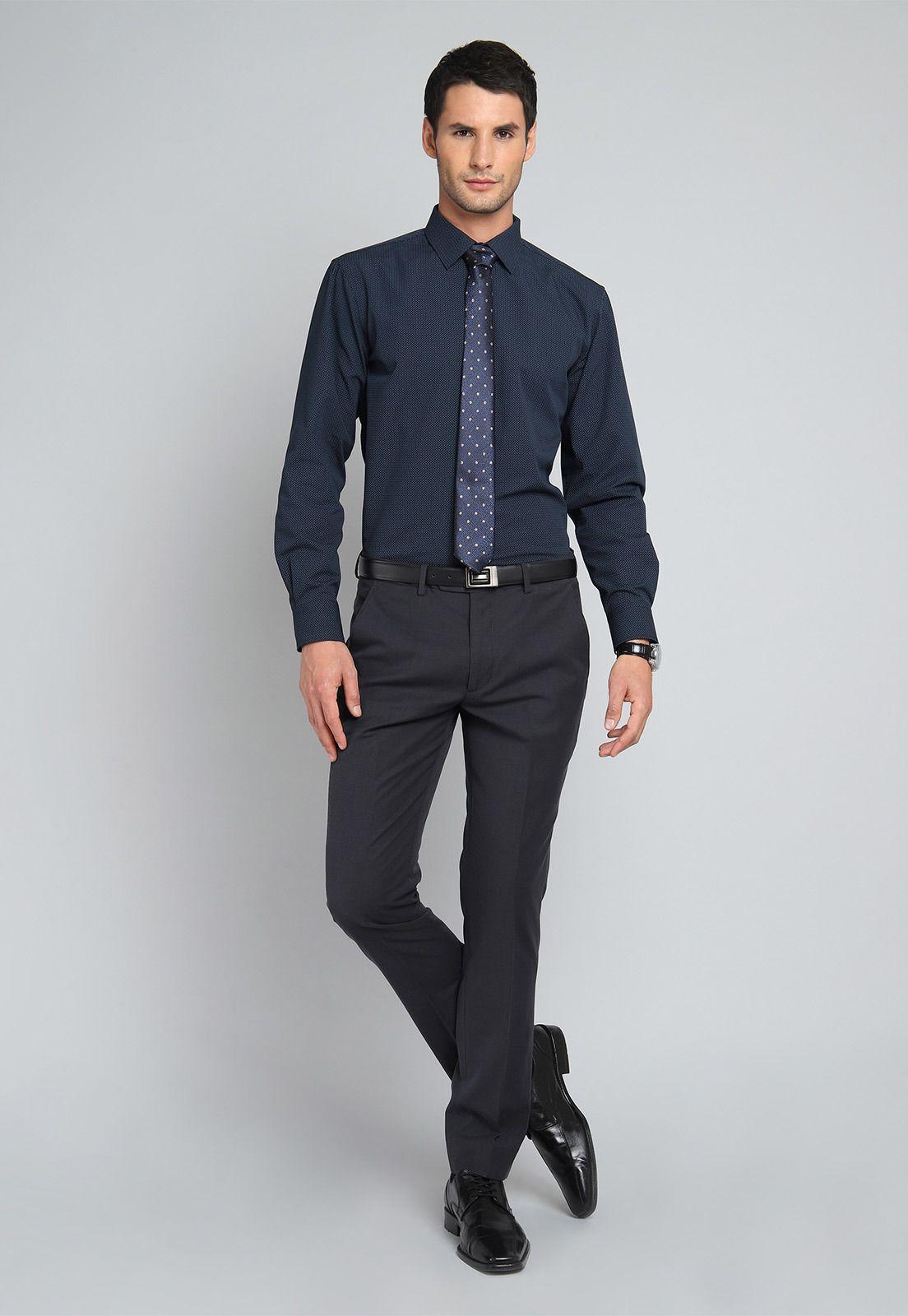 Camisa Formal Print Van Heusen VHCM317NB-4