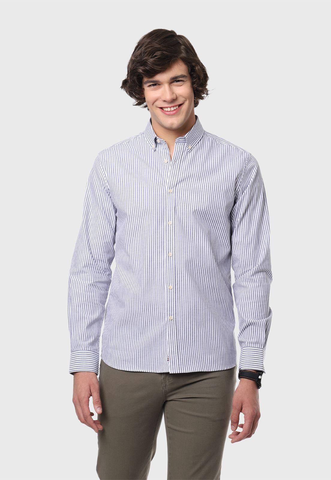 Camisa Oxford A Rayas Arrow-0
