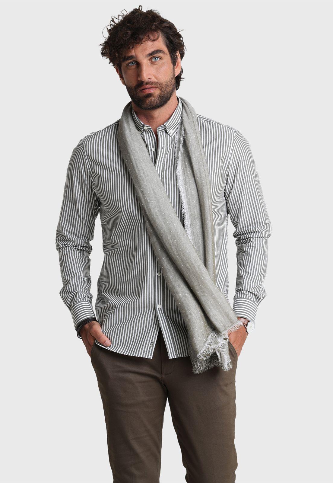 Camisa ML Rayas Arrow -0