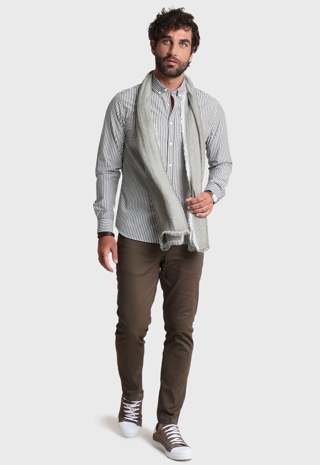 Camisa ML Rayas Arrow -4