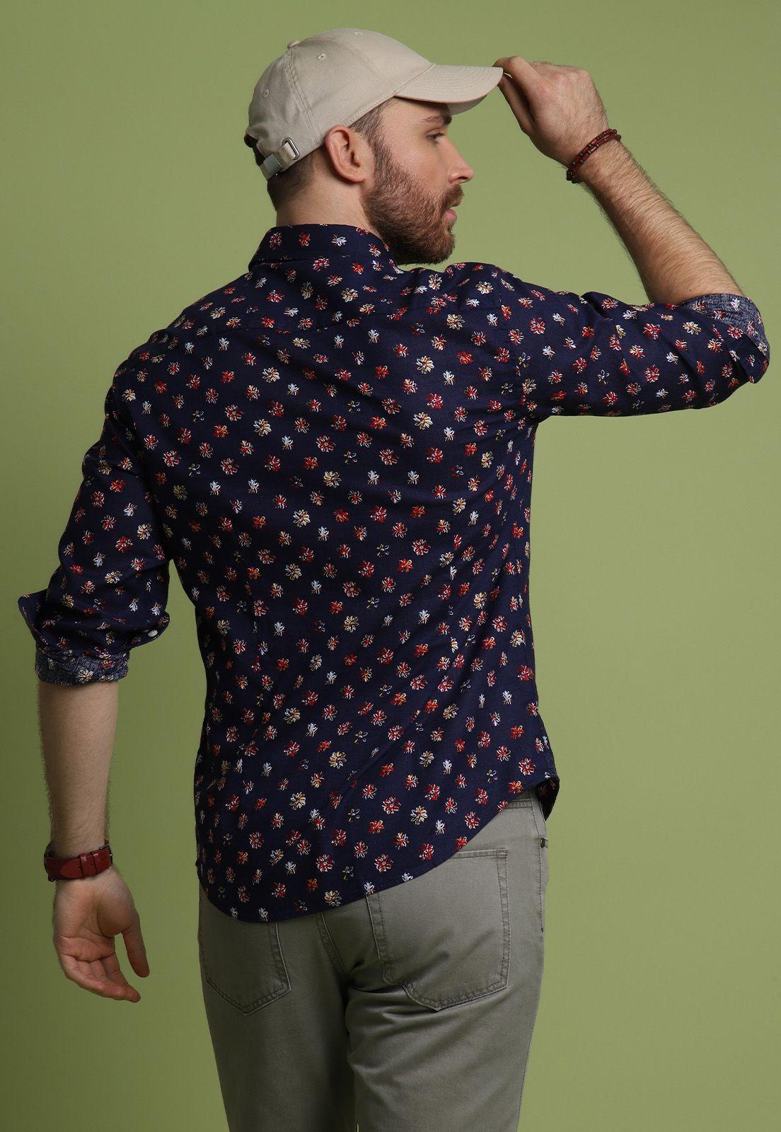Camisa Print Flores Arrow-2