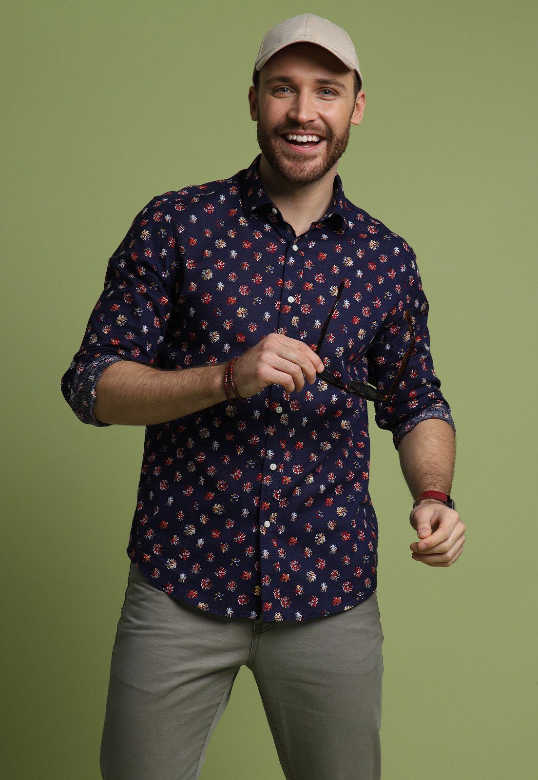 Camisa Print Flores Arrow-0