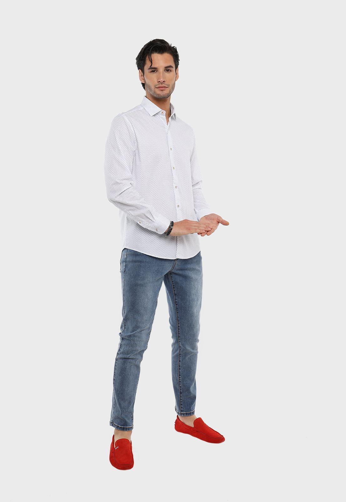 Camisa Casual Mini Print Arrow-3