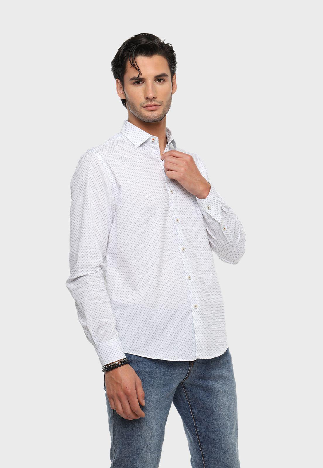 Camisa Casual Mini Print Arrow-0