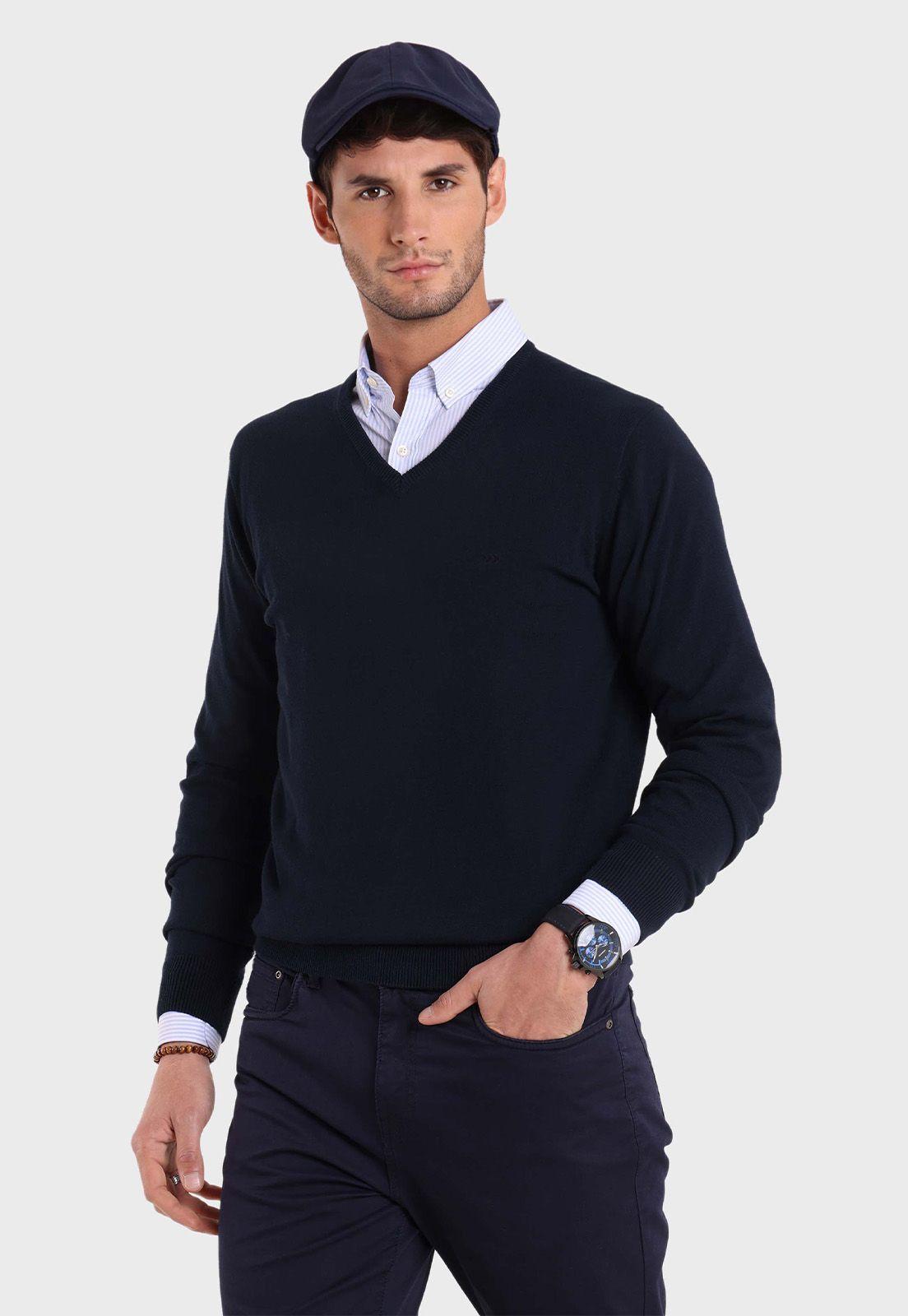 Sweater Cuello V Arrow SW2699NB-0