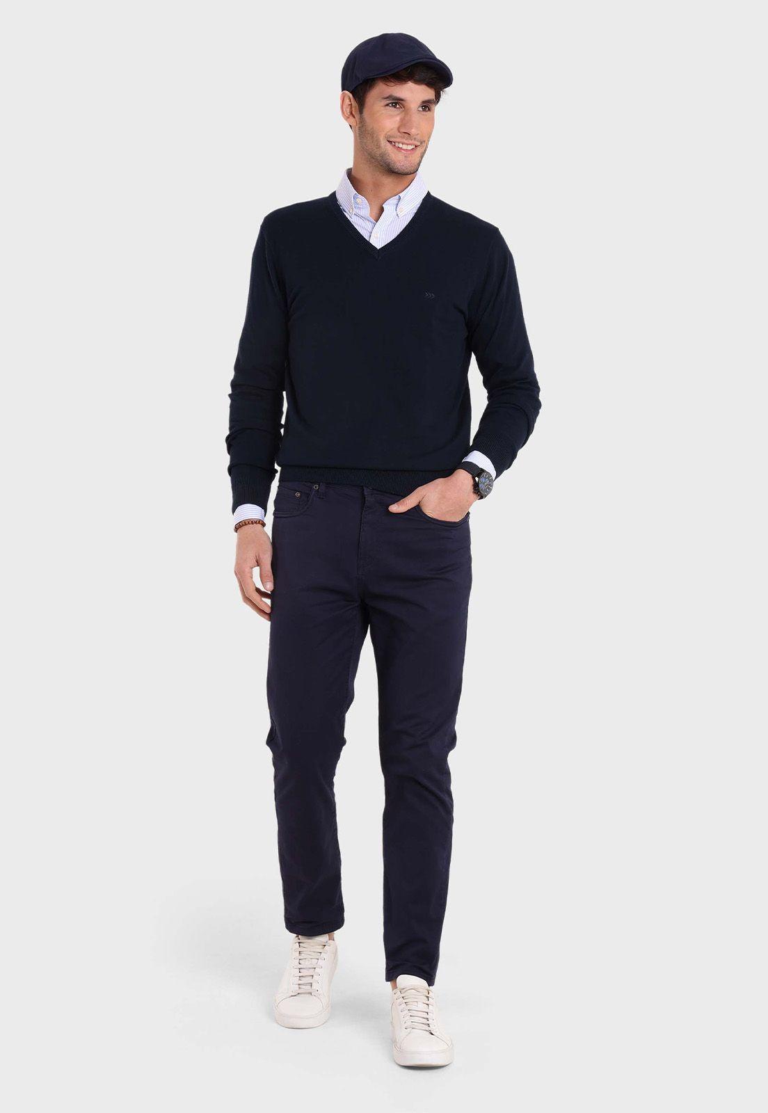 Sweater Cuello V Arrow SW2699NB-3