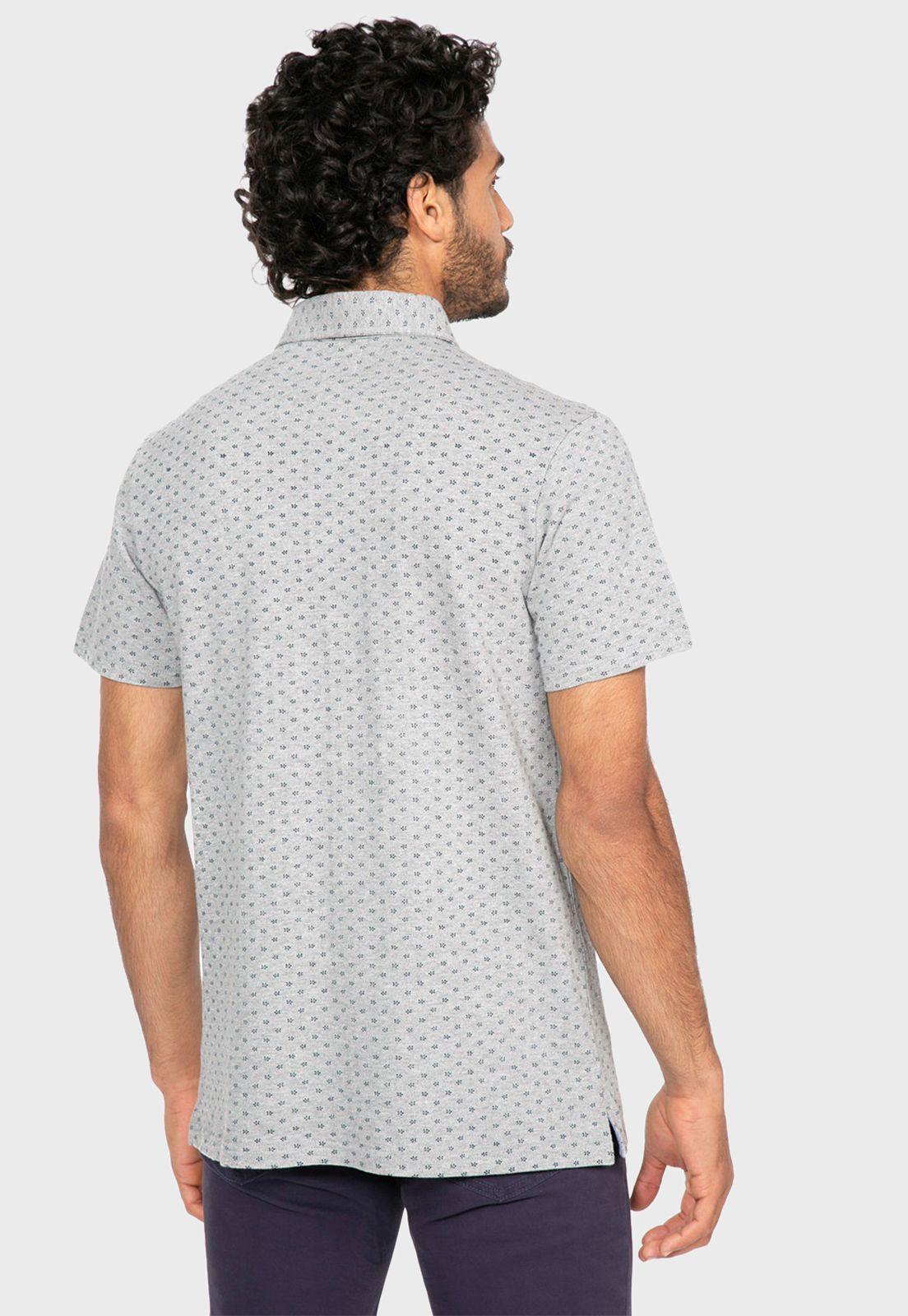 Polera Piqué Print Flores Arrow-1