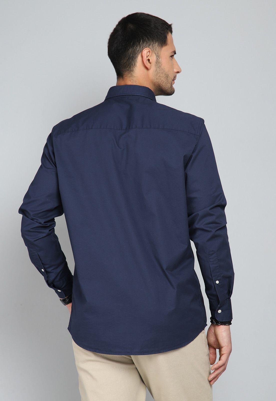 Camisa Lisa Manga Larga Arrow CM31006NB-1