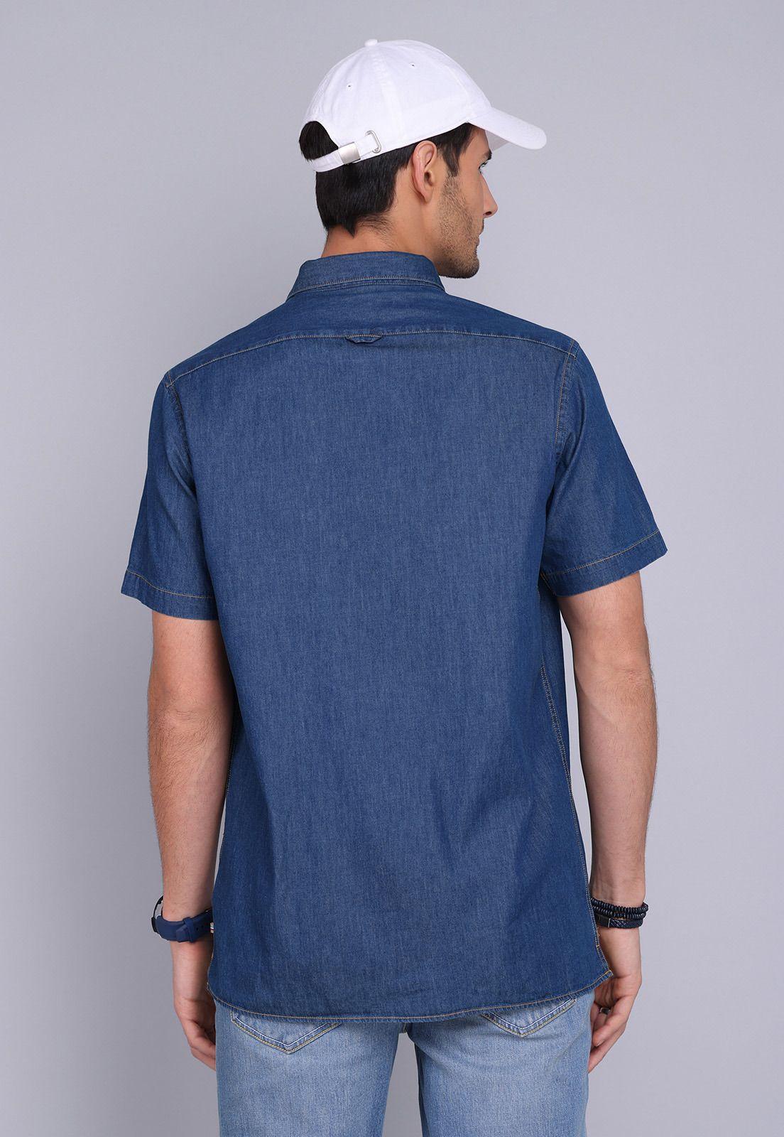 Camisa Denim Manga Corta Arrow CM3055SNB-1