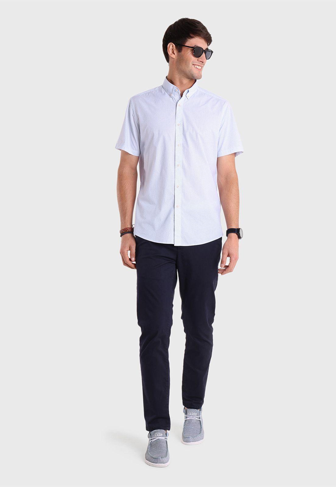 Camisa Mini Print Manga Corta Arrow-4