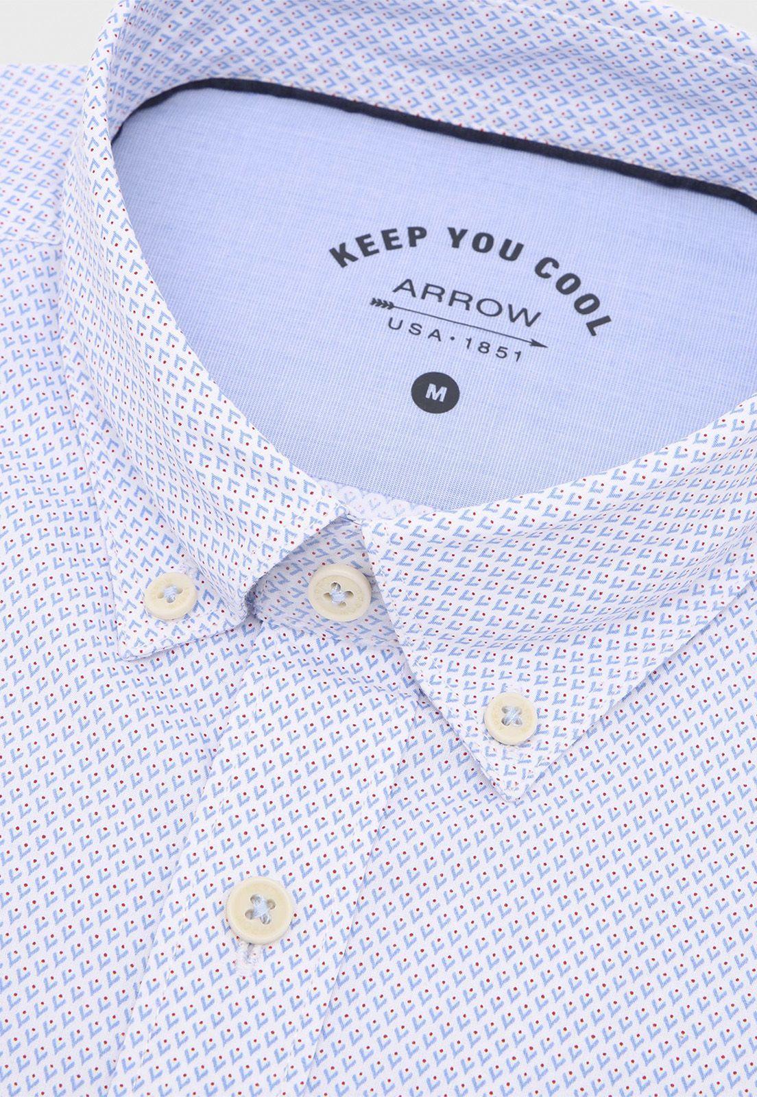 Camisa Mini Print Manga Corta Arrow-1